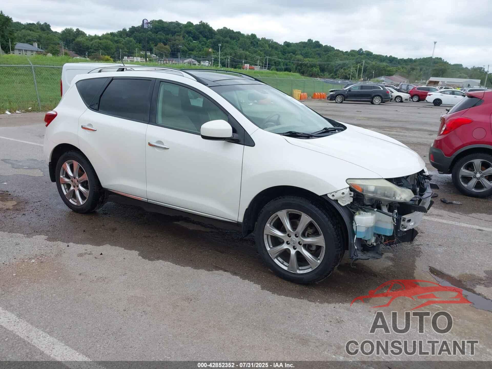 NISSAN MURANO 2012 - JN8AZ1MW0CW217424