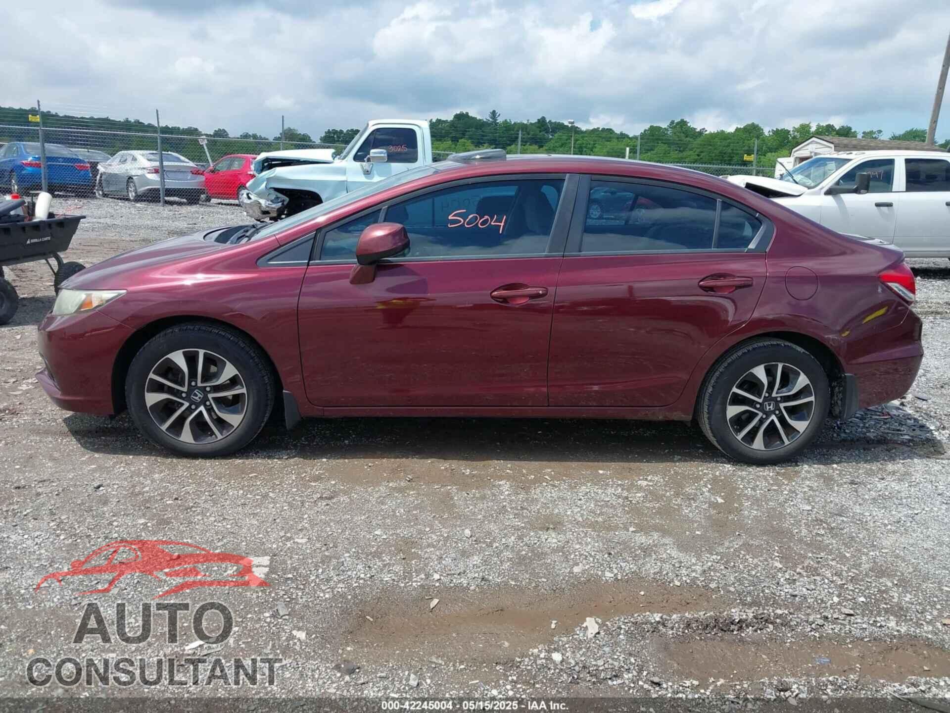HONDA CIVIC 2013 - 19XFB2F8XDE274655