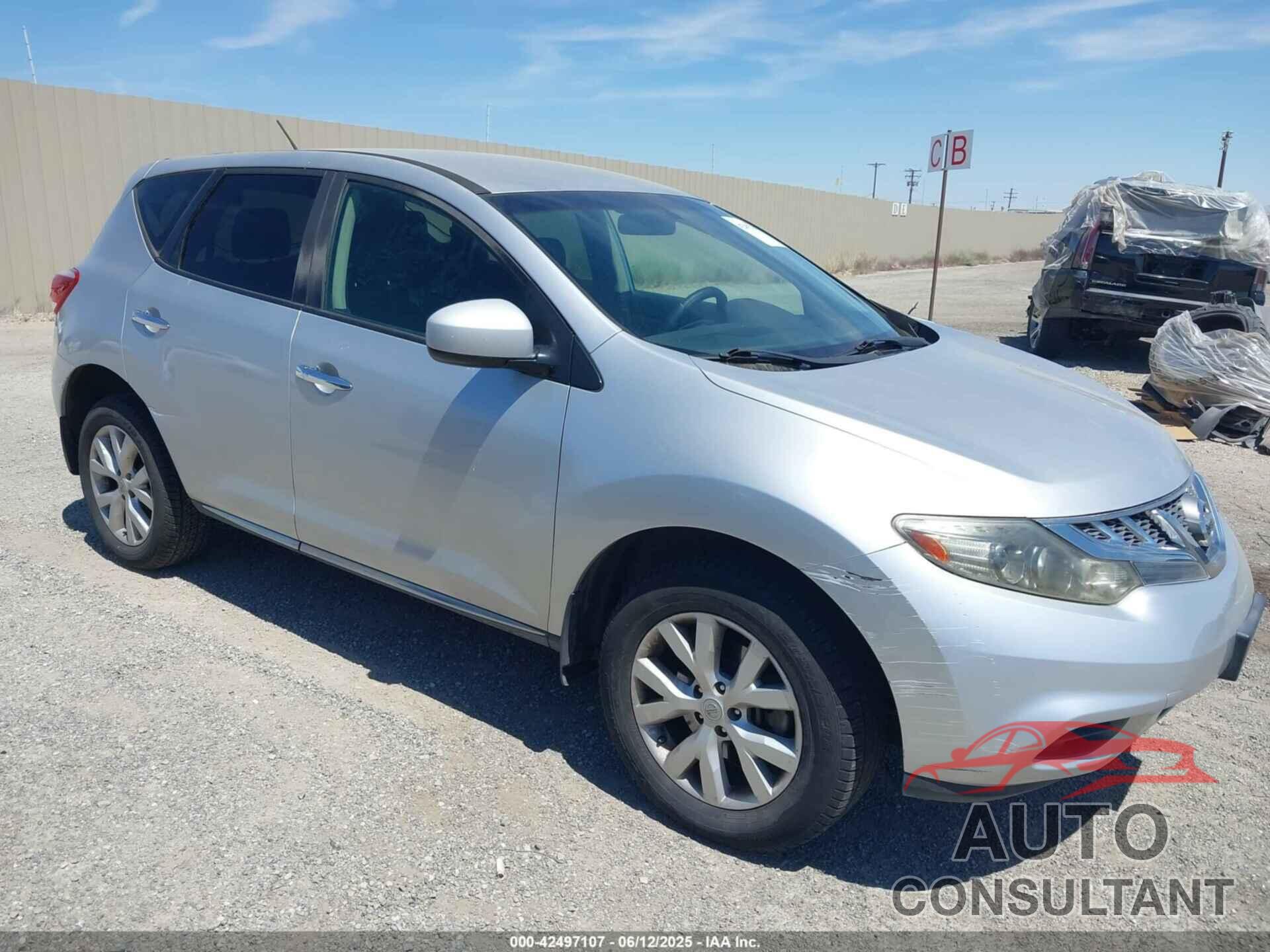 NISSAN MURANO 2012 - JN8AZ1MUXCW100206