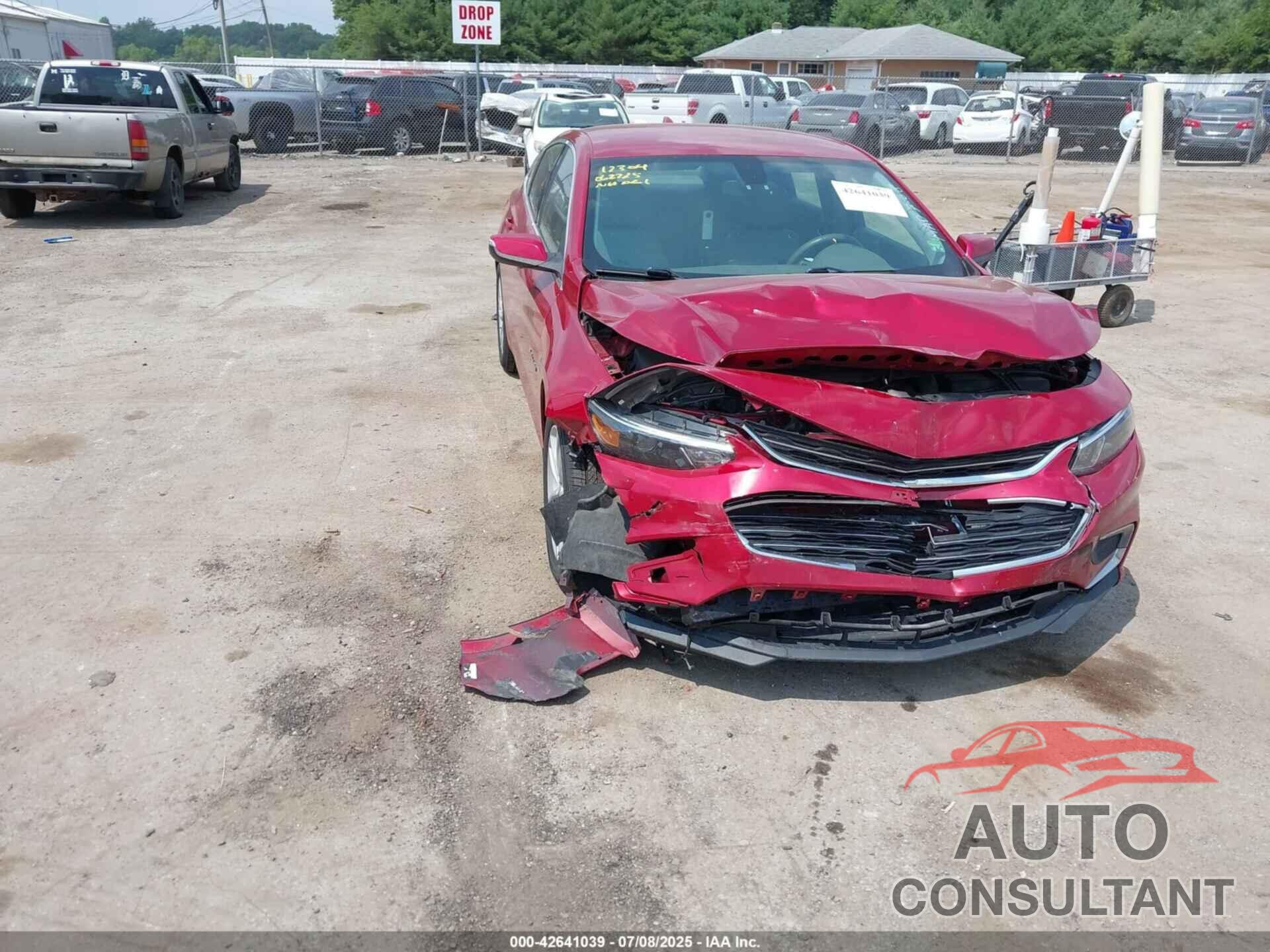 CHEVROLET MALIBU 2016 - 1G1ZE5ST4GF314084