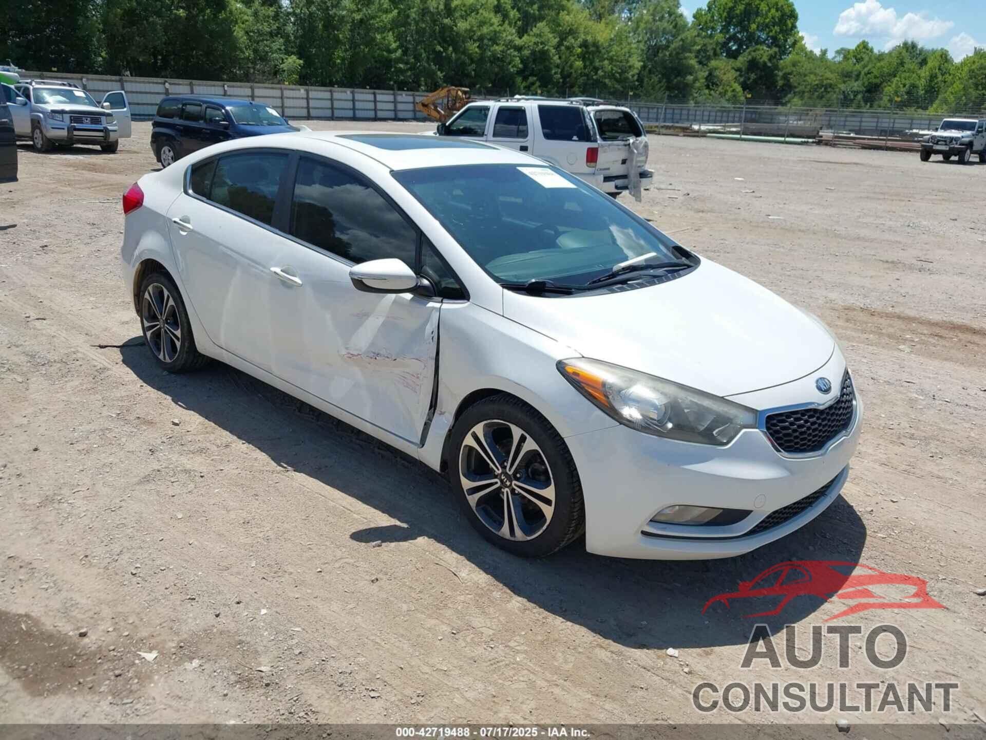 KIA FORTE 2014 - KNAFZ4A89E5084144