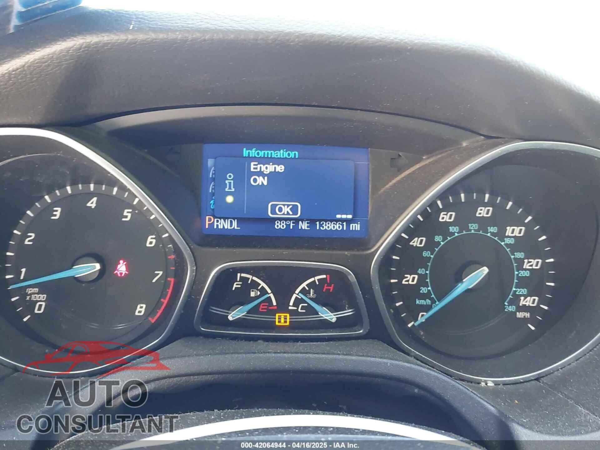 FORD FOCUS 2014 - 1FADP3F23EL109006