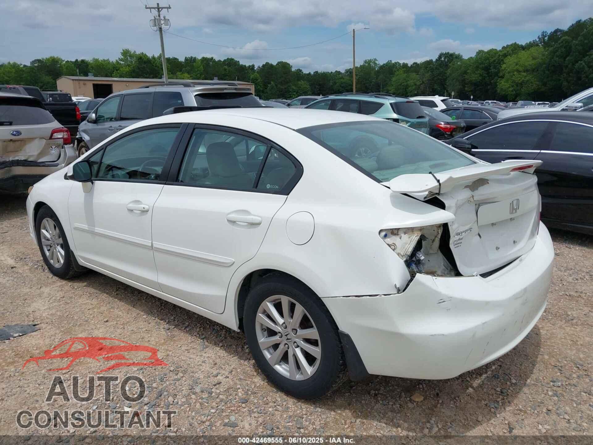 HONDA CIVIC 2012 - 19XFB2F90CE011789