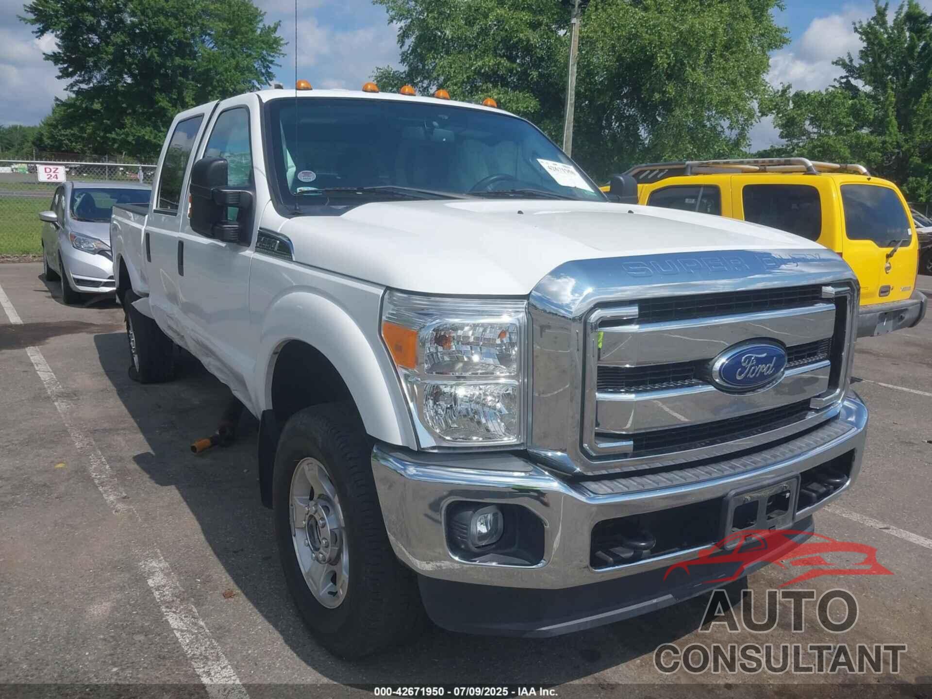 FORD F-250 2016 - 1FT7W2B64GEC48677