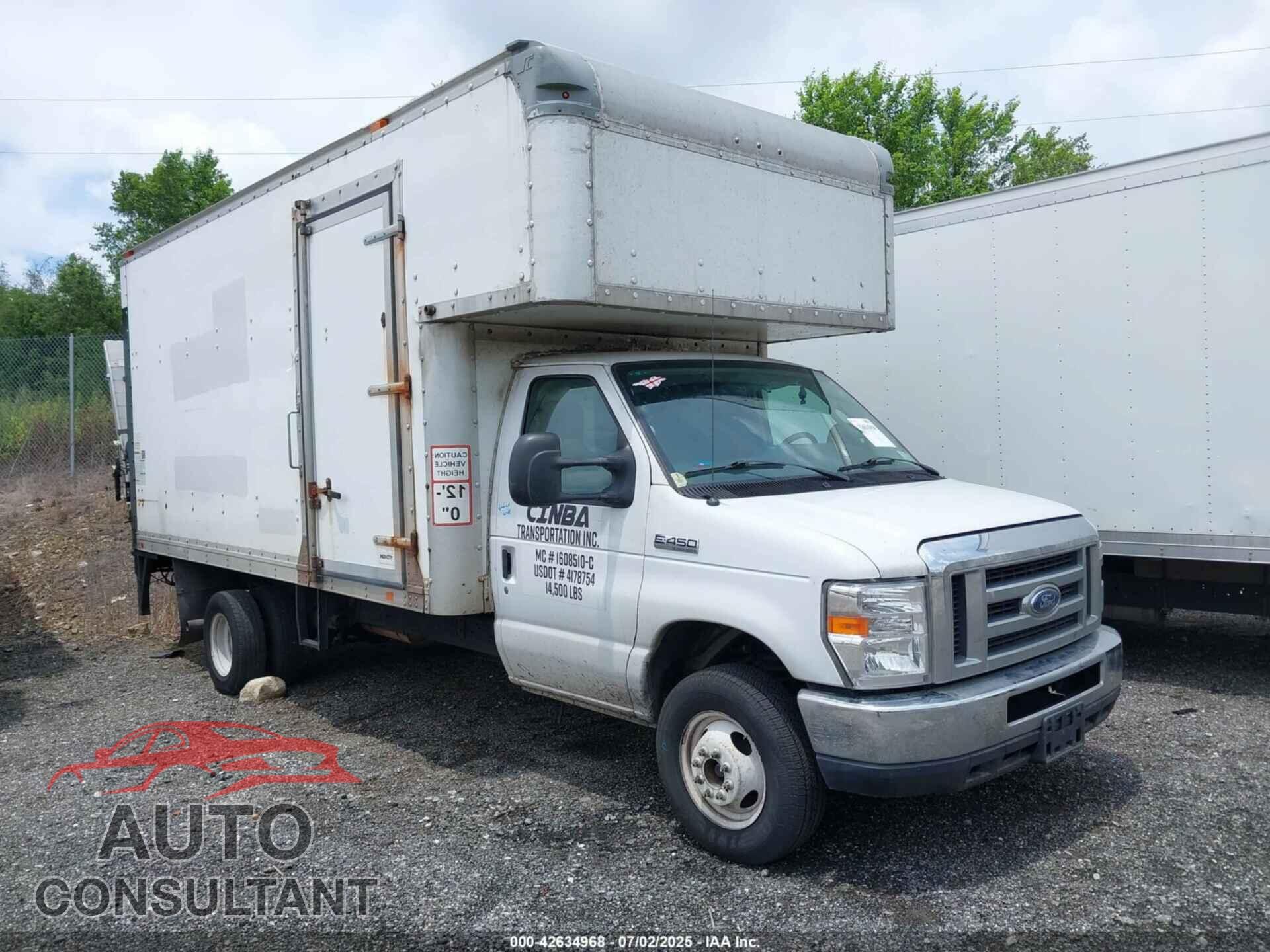 FORD E-450 CUTAWAY 2019 - 1FDXE4FS6KDC46896