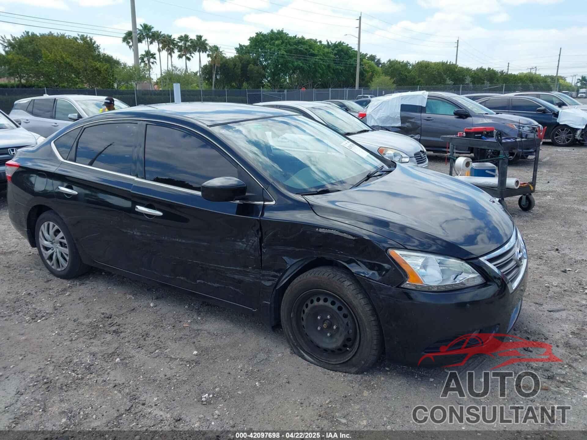 NISSAN SENTRA 2015 - 3N1AB7APXFL690230