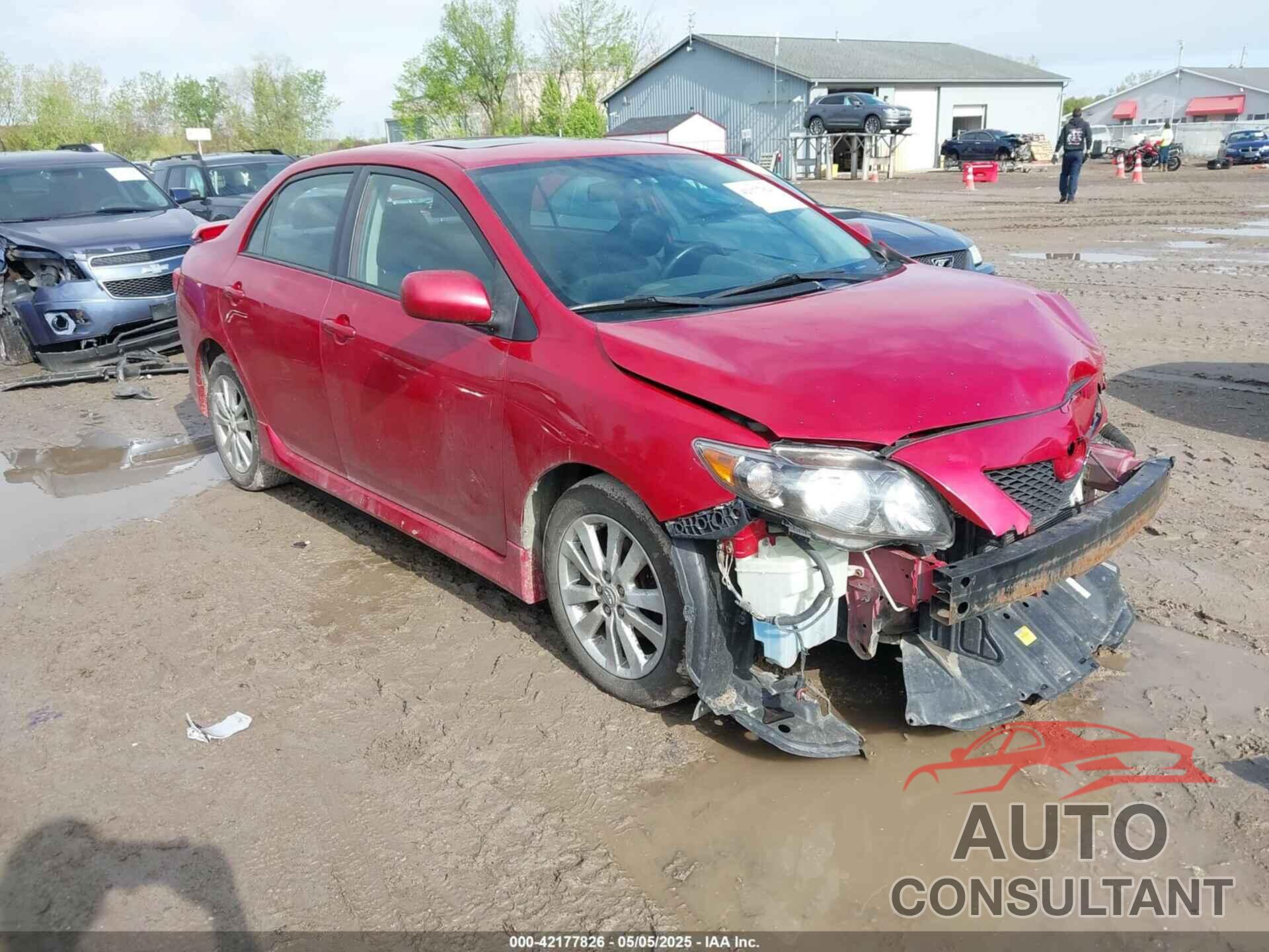 TOYOTA COROLLA 2009 - 2T1BU40E99C106708