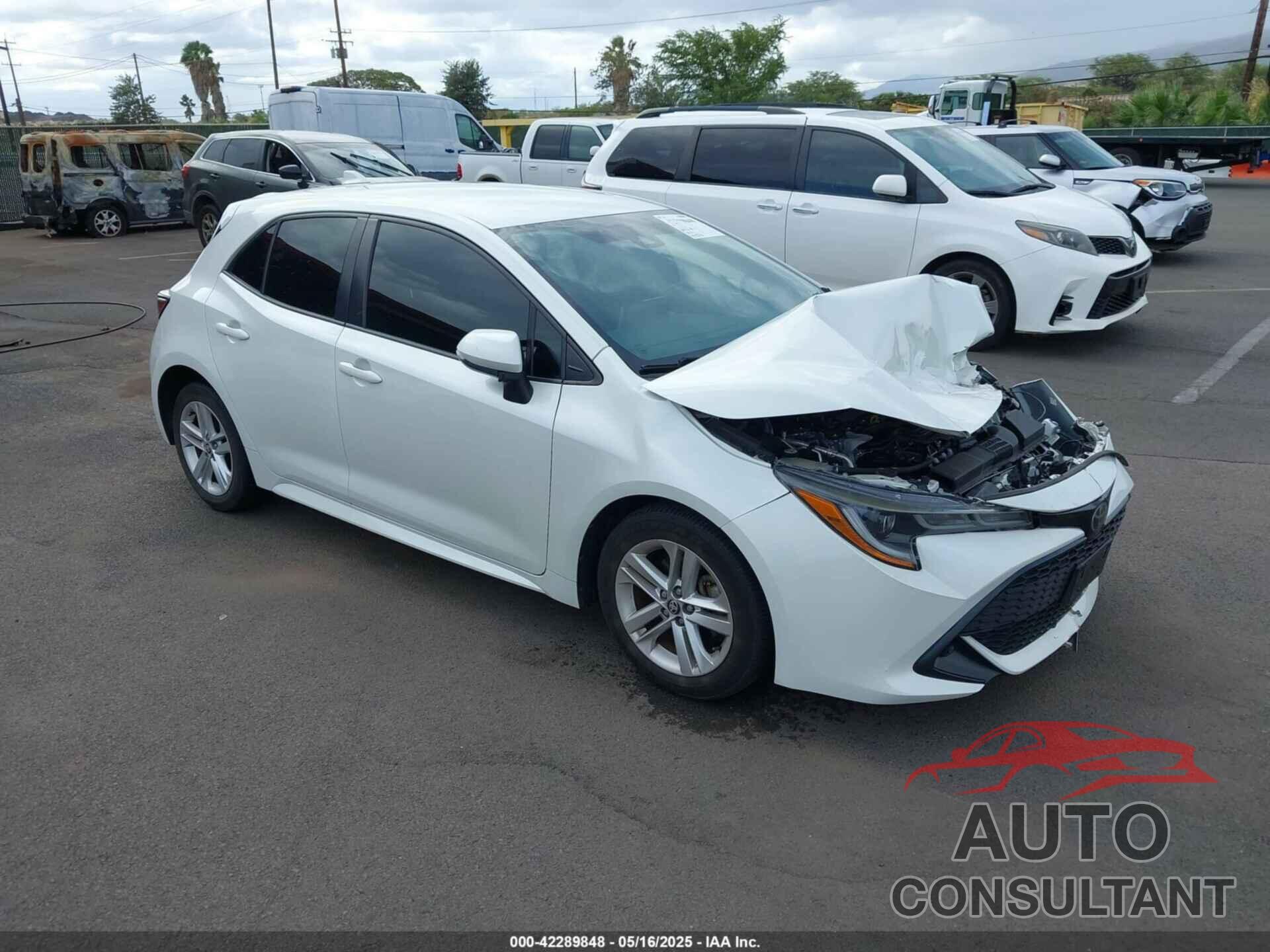 TOYOTA COROLLA 2019 - JTNK4RBE7K3056072