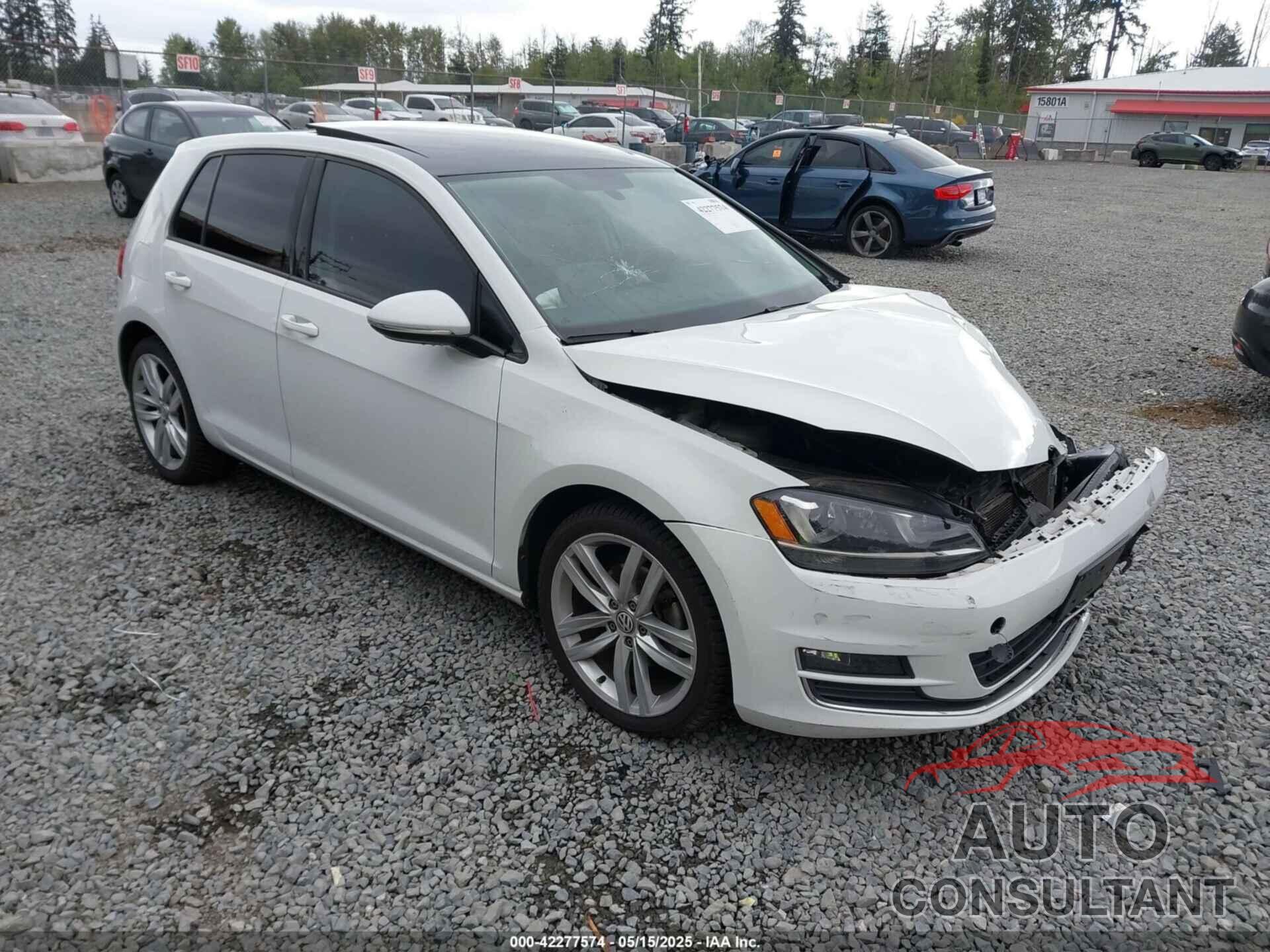 VOLKSWAGEN GOLF 2015 - 3VW217AU8FM080702