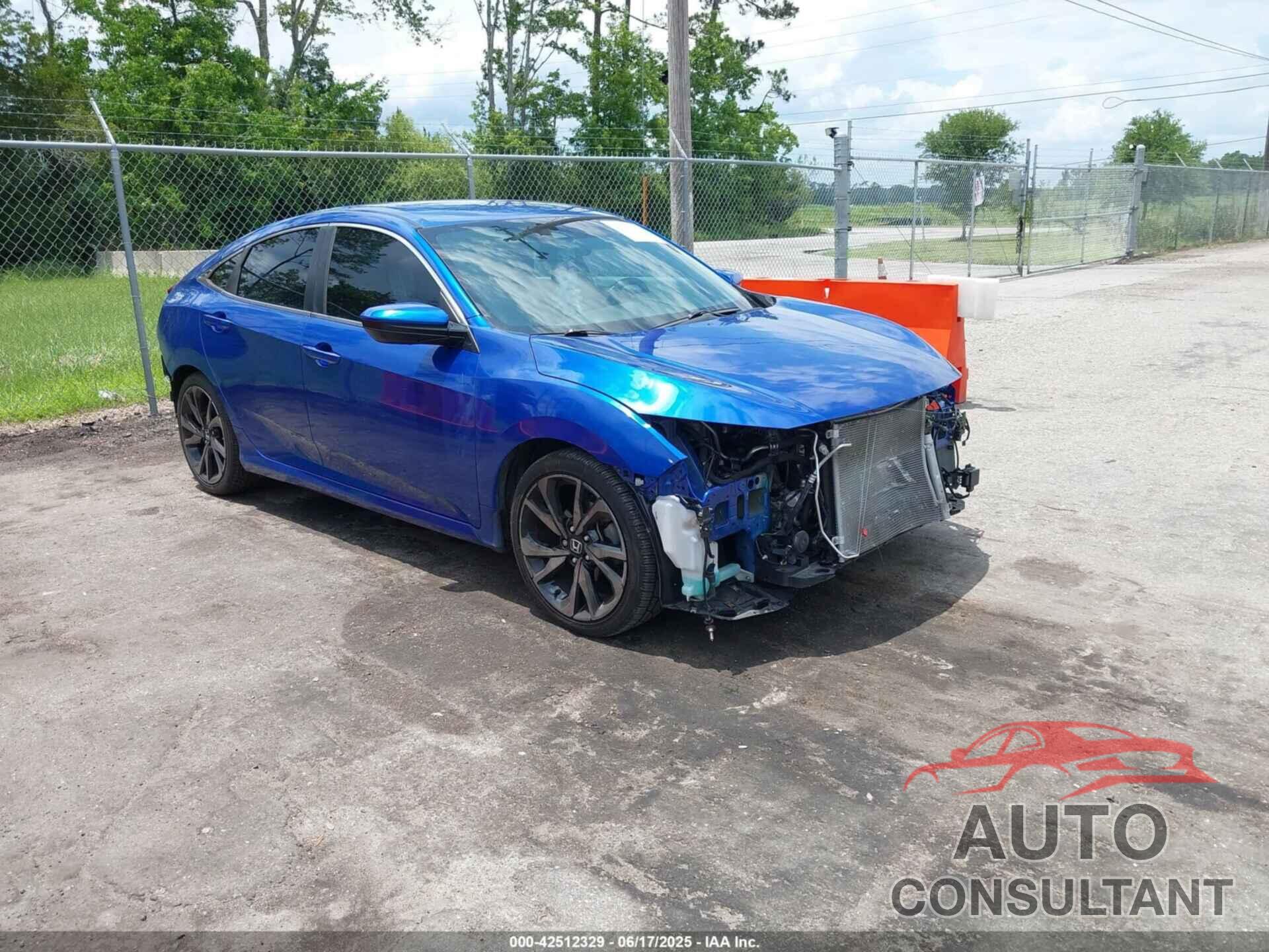 HONDA CIVIC 2019 - 2HGFC2F81KH513557