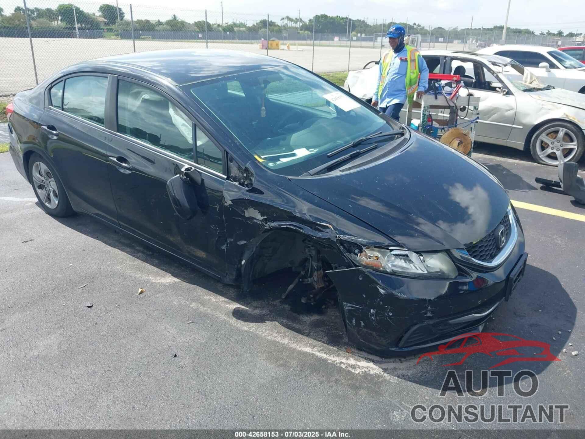 HONDA CIVIC 2015 - 19XFB2F52FE296612