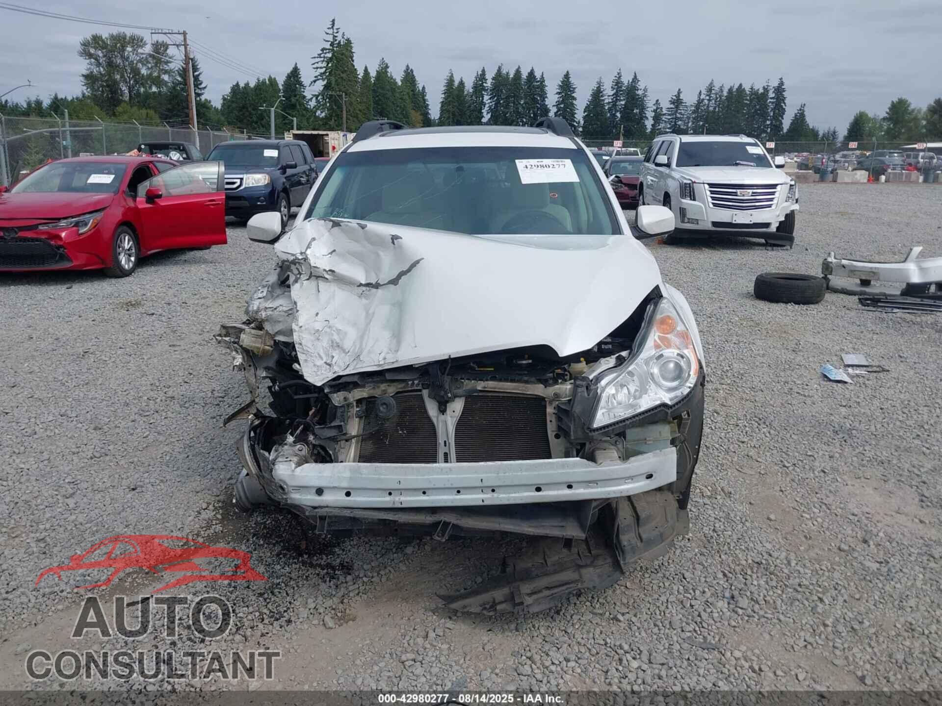 SUBARU OUTBACK 2012 - 4S4BRBLCXC3268049