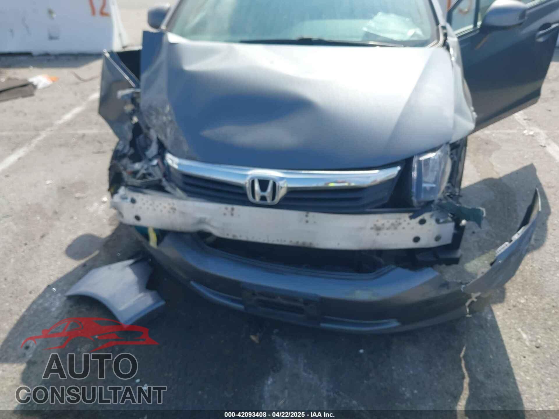 HONDA CIVIC 2012 - 19XFB2F54CE329217