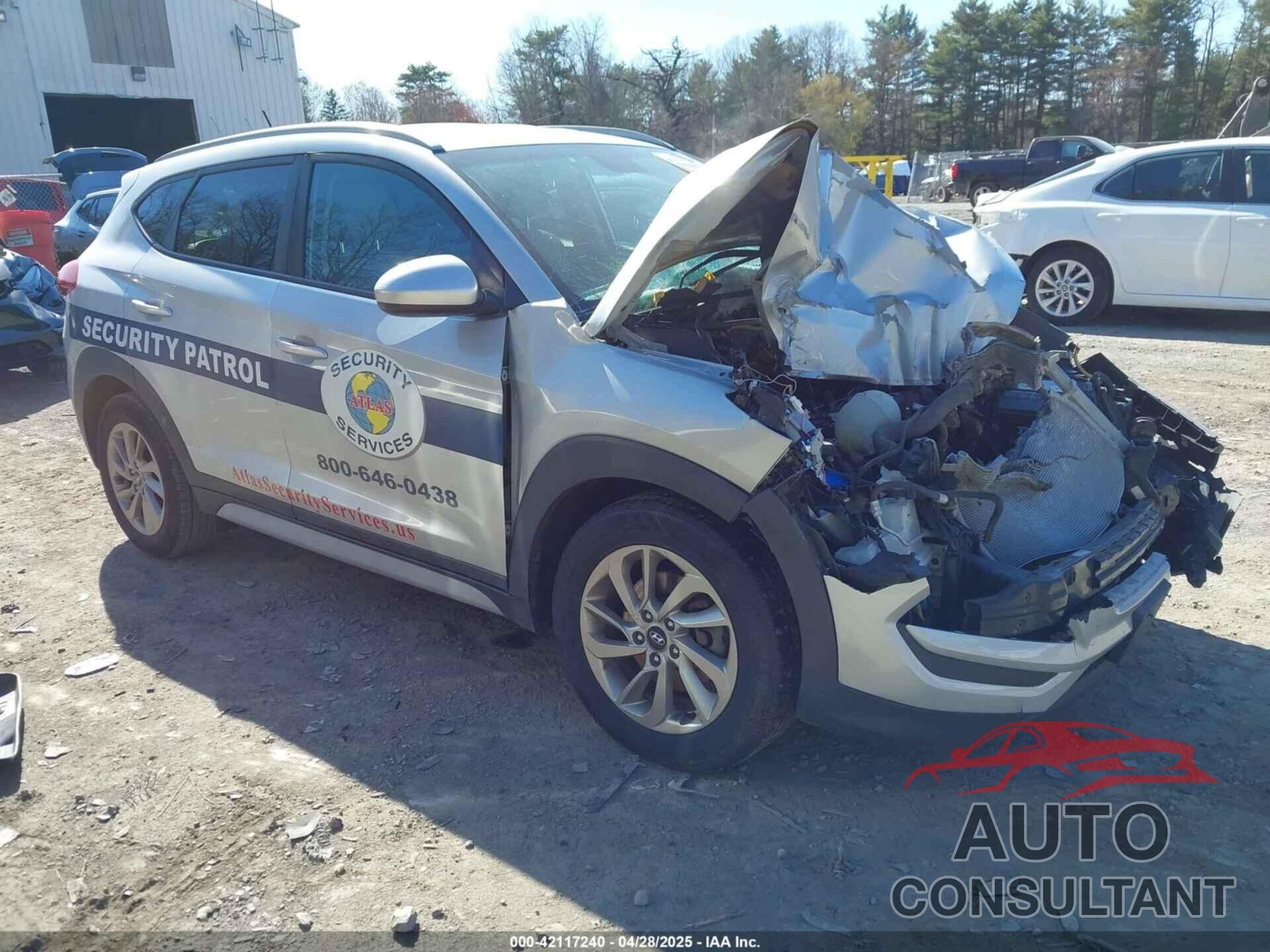 HYUNDAI TUCSON 2017 - KM8J3CA49HU546634