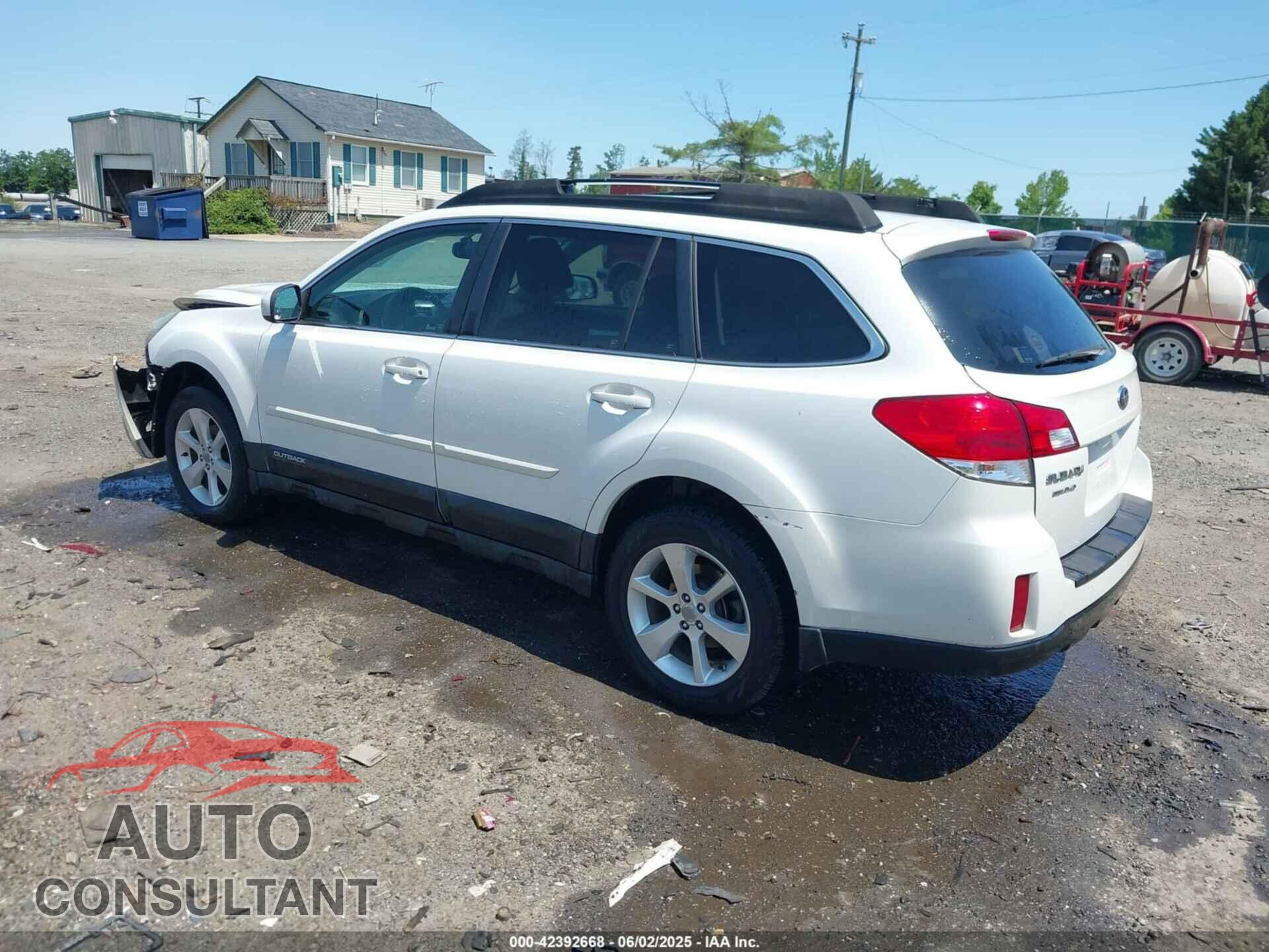 SUBARU OUTBACK 2013 - 4S4BRBGC2D3290722
