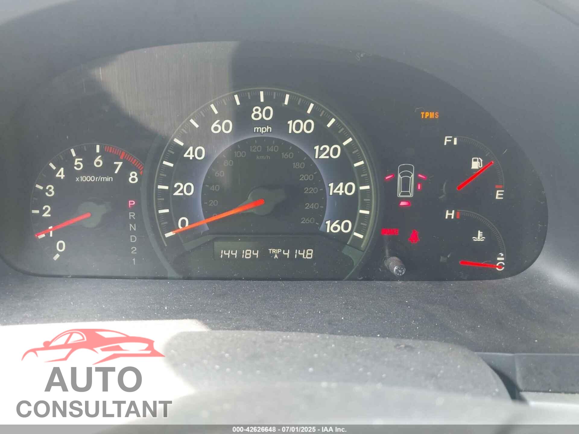 HONDA ODYSSEY 2010 - 5FNRL3H71AB106929