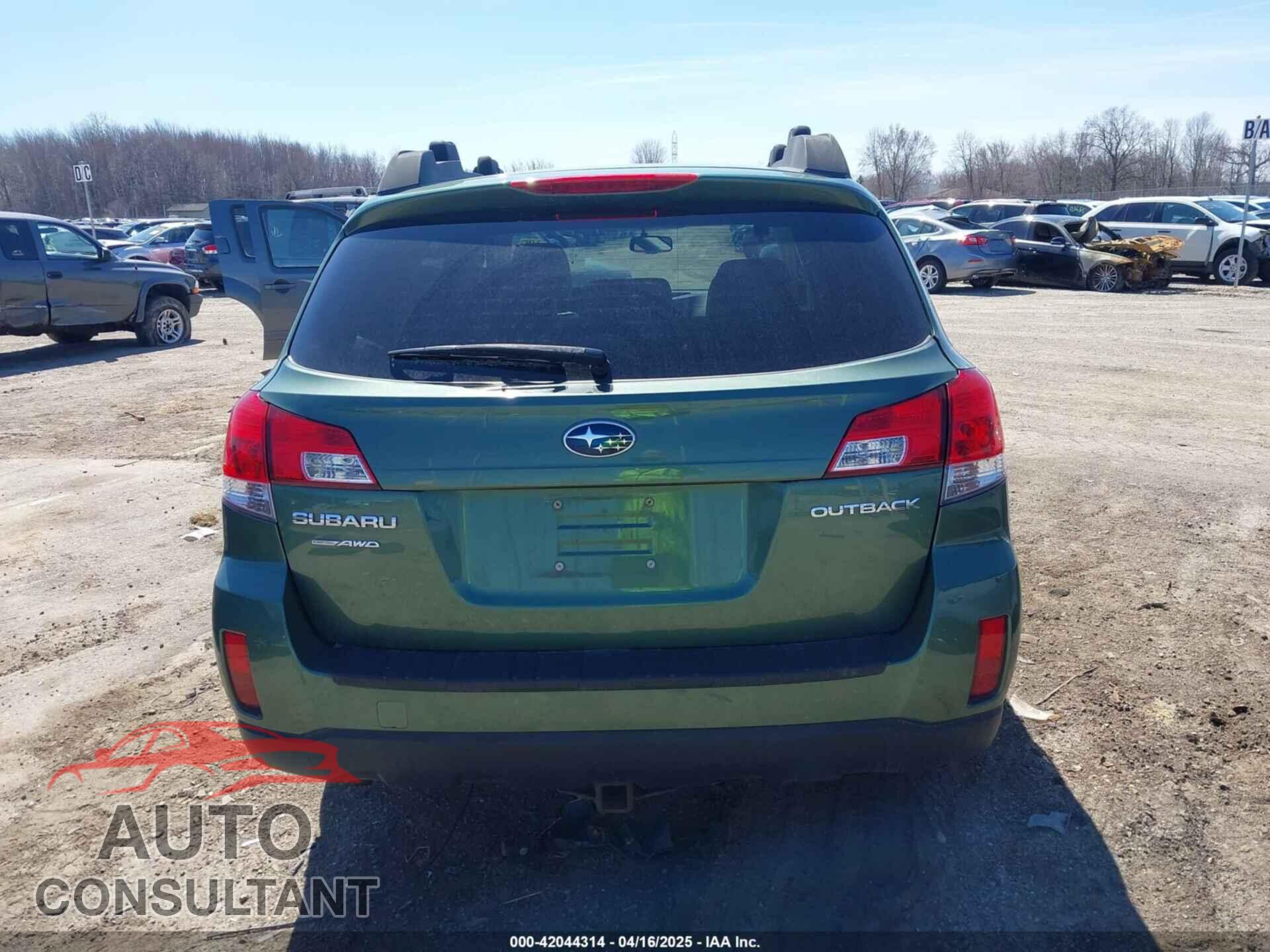 SUBARU OUTBACK 2011 - 4S4BRCCC0B3323175