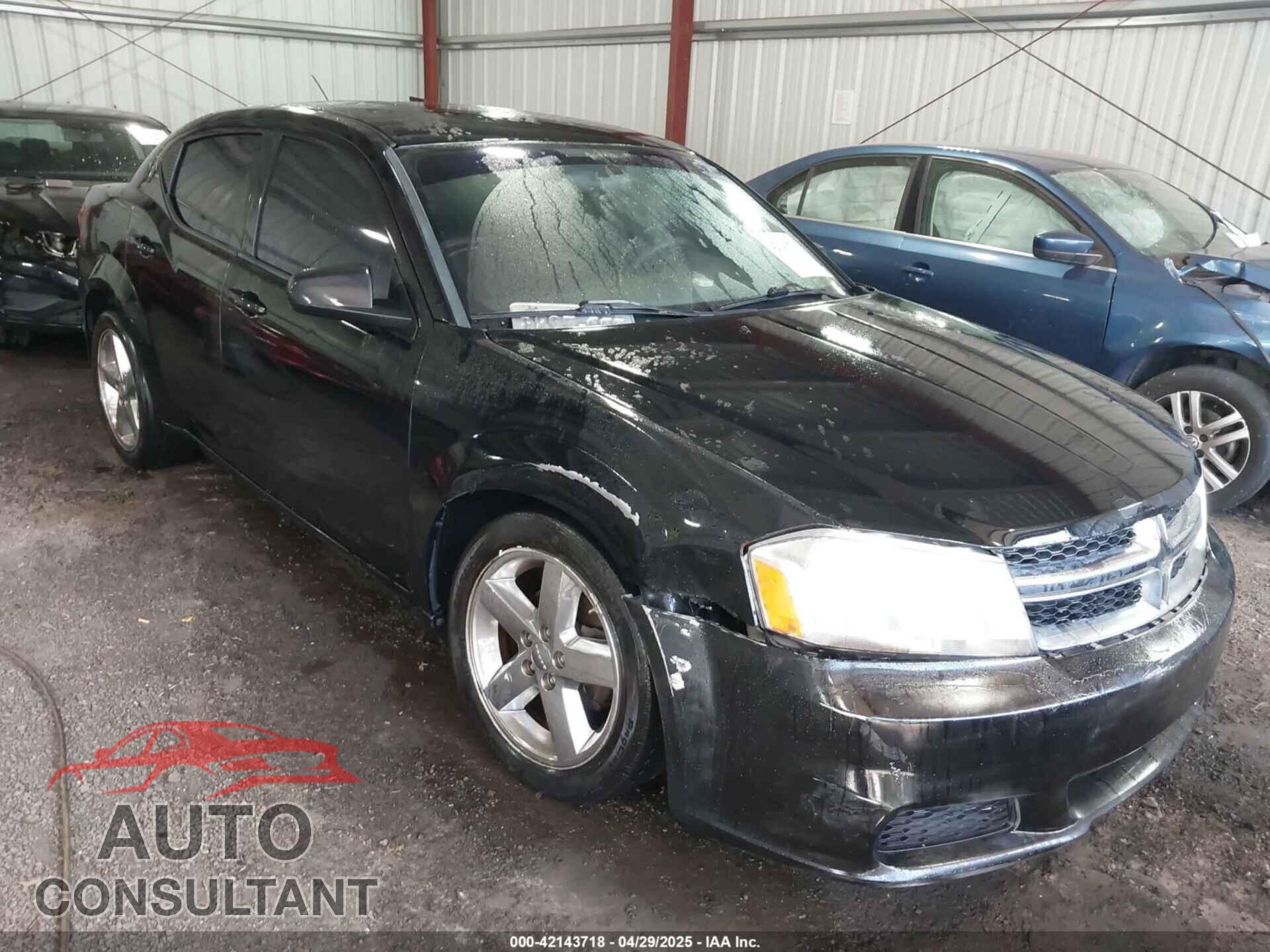 DODGE AVENGER 2013 - 1C3CDZAB7DN504189