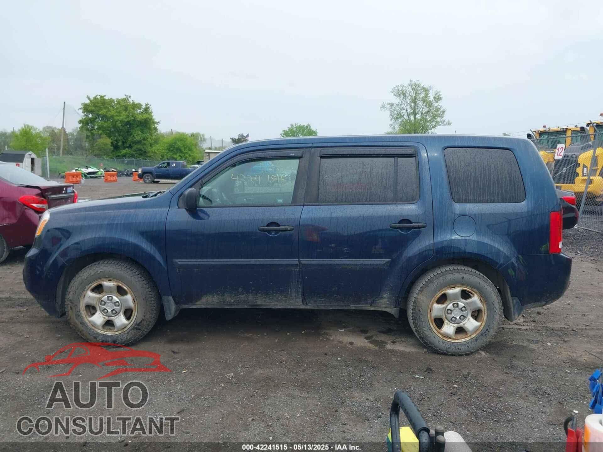 HONDA PILOT 2012 - 5FNYF4H26CB005451