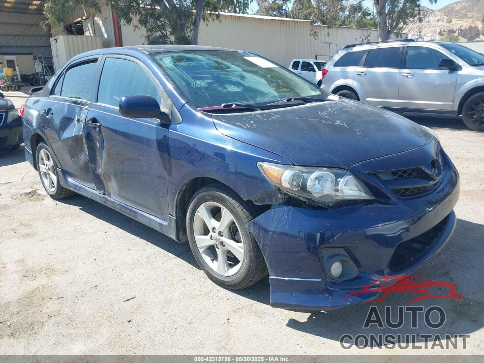 TOYOTA COROLLA 2012 - 5YFBU4EE0CP011874