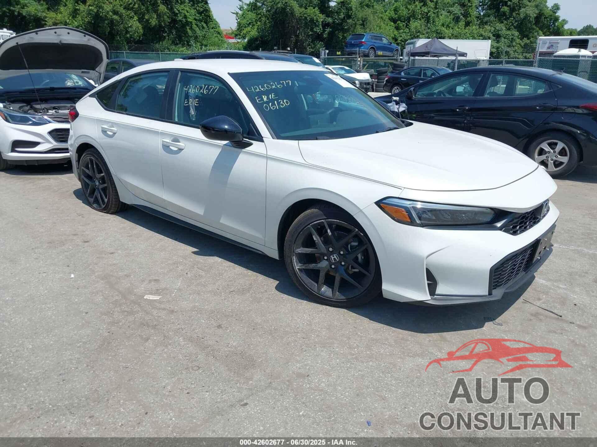 HONDA CIVIC 2025 - 19XFL2H87SE002247