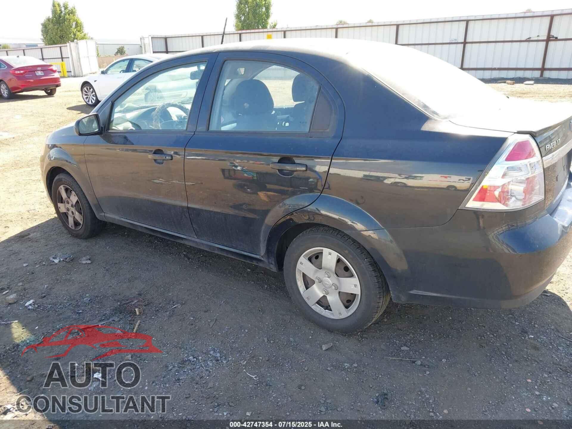 CHEVROLET AVEO 2011 - KL1TD5DEXBB220877