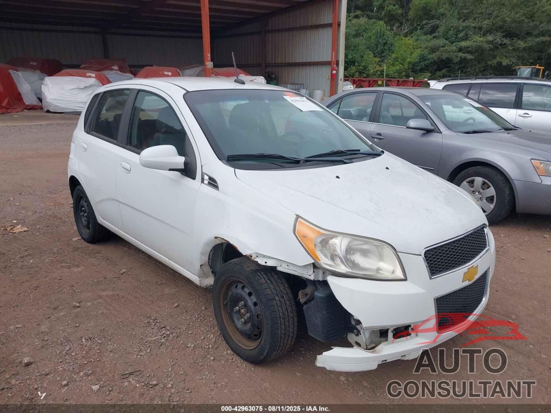 CHEVROLET AVEO 2011 - KL1TD6DE5BB229394