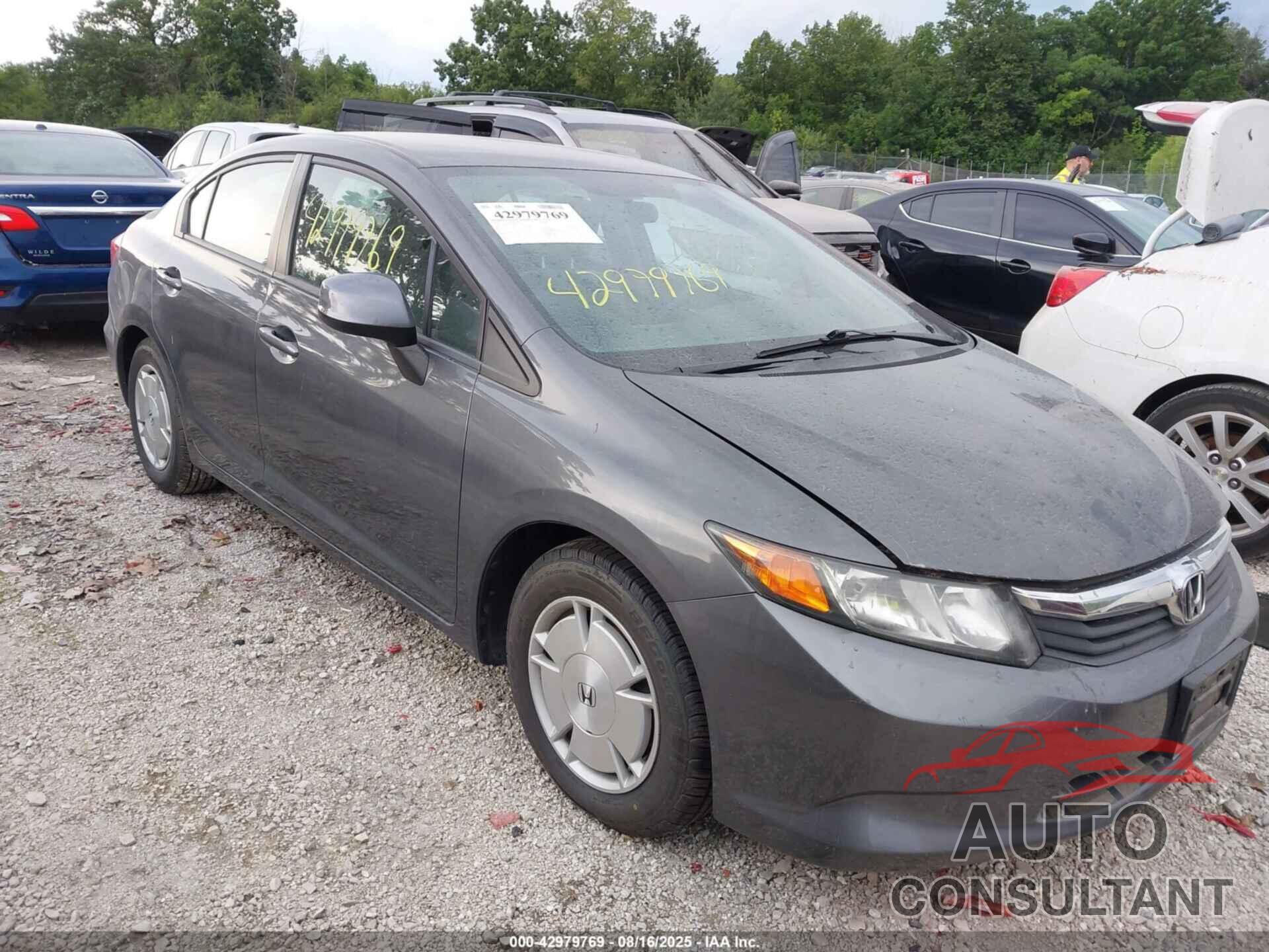 HONDA CIVIC 2012 - 2HGFB2F66CH552549