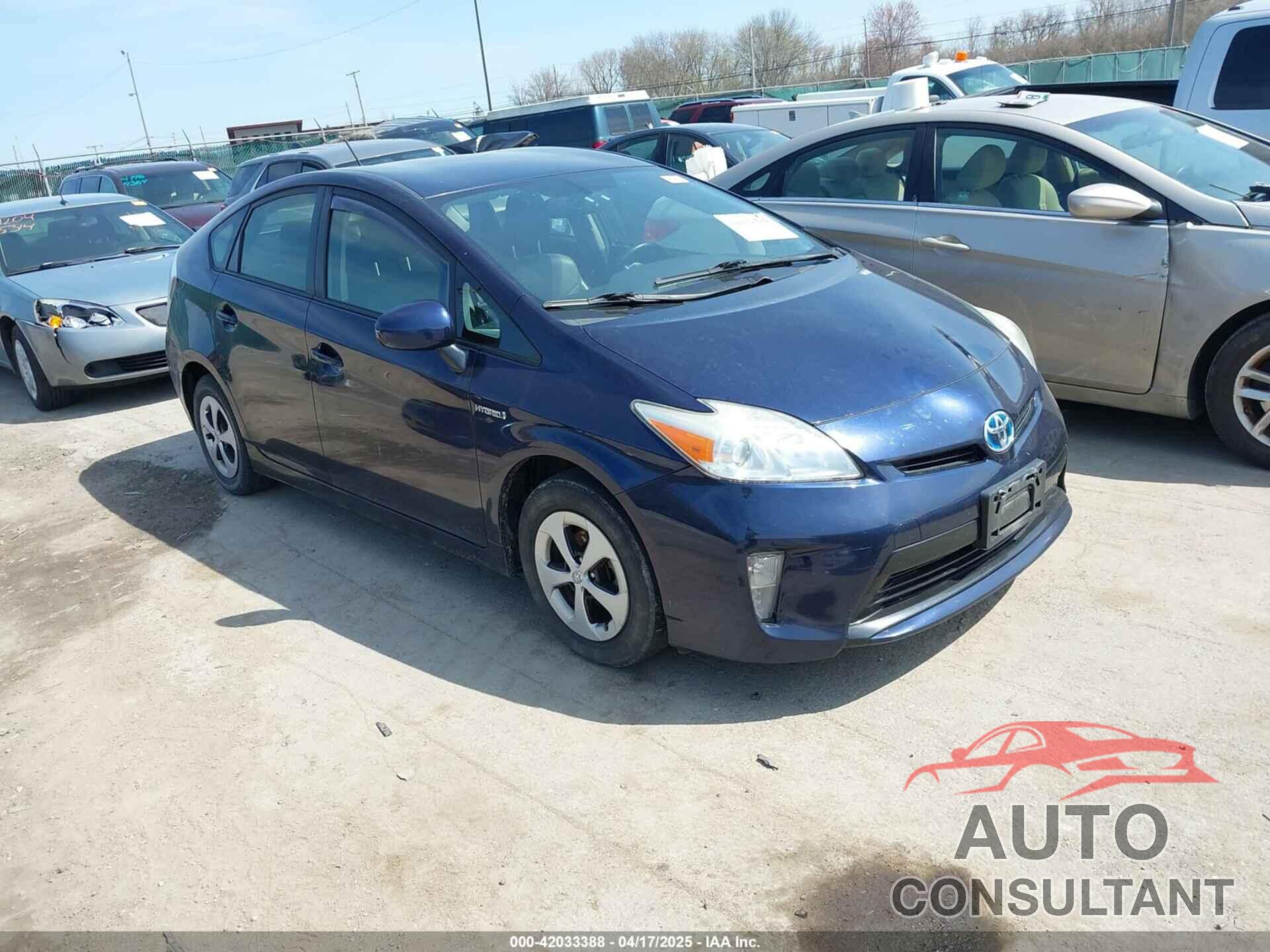 TOYOTA PRIUS 2013 - JTDKN3DU0D0351571