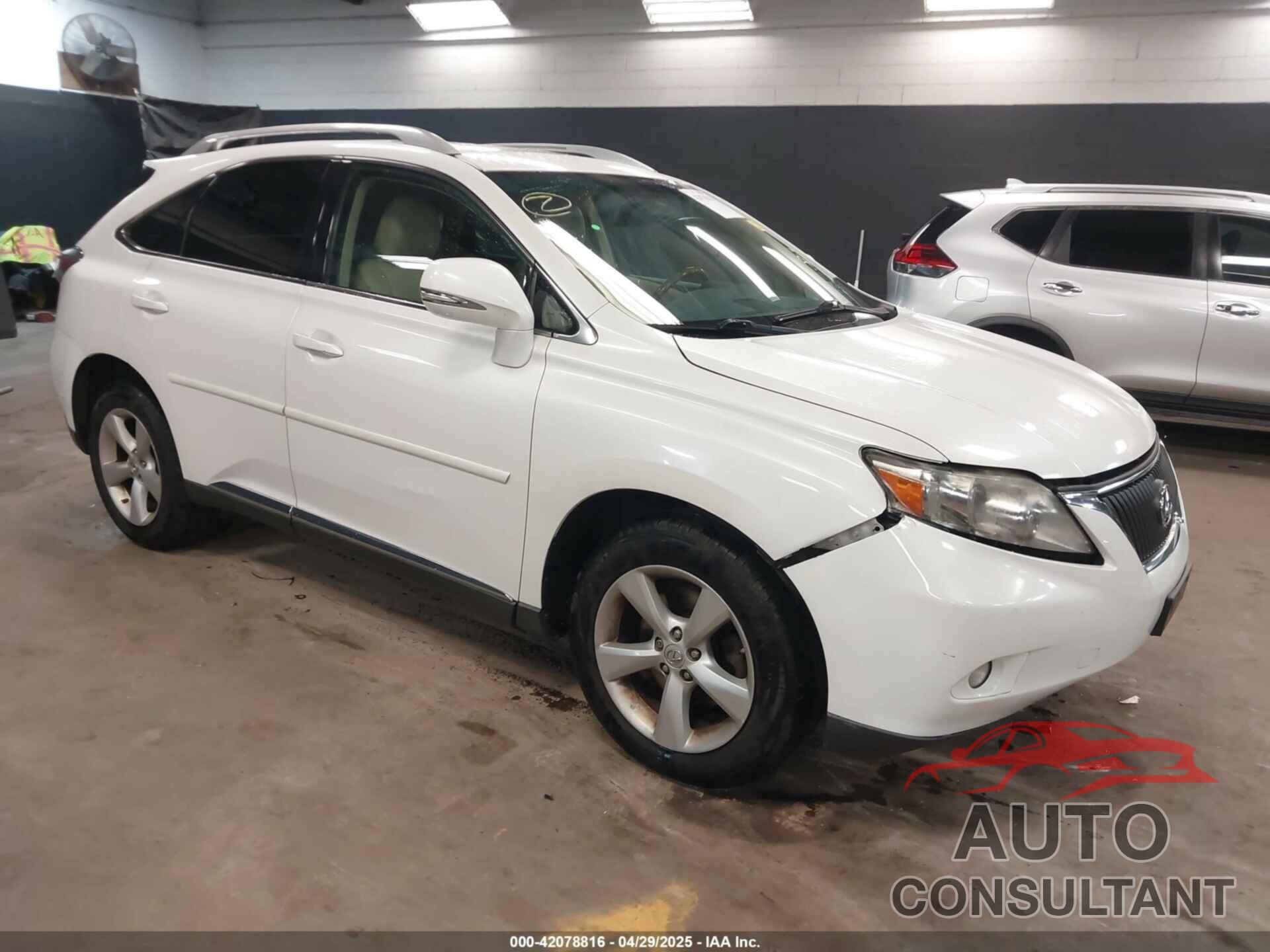 LEXUS RX 350 2010 - 2T2BK1BAXAC035811