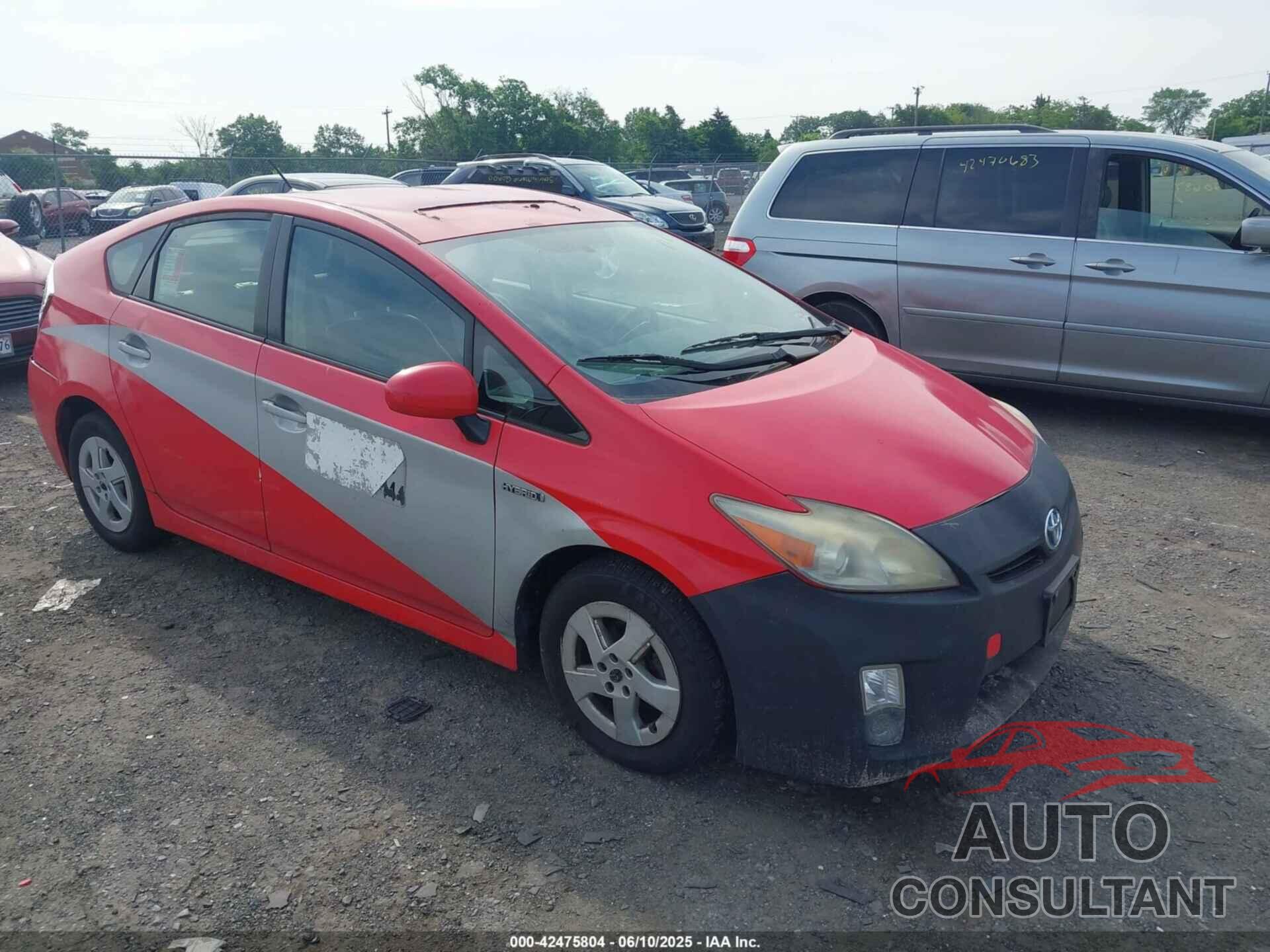 TOYOTA PRIUS 2011 - JTDKN3DUXB0264693