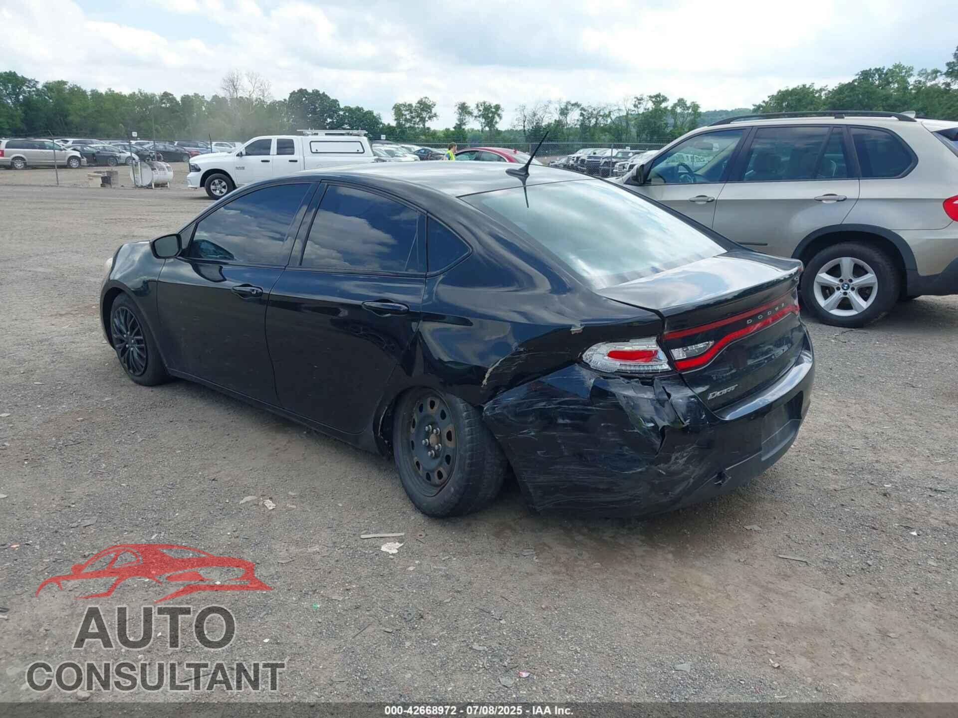 DODGE DART 2015 - 1C3CDFAAXFD150327