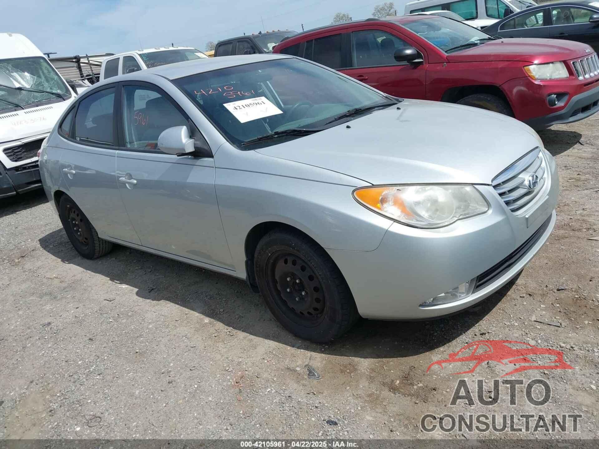 HYUNDAI ELANTRA 2010 - KMHDU4AD5AU008518