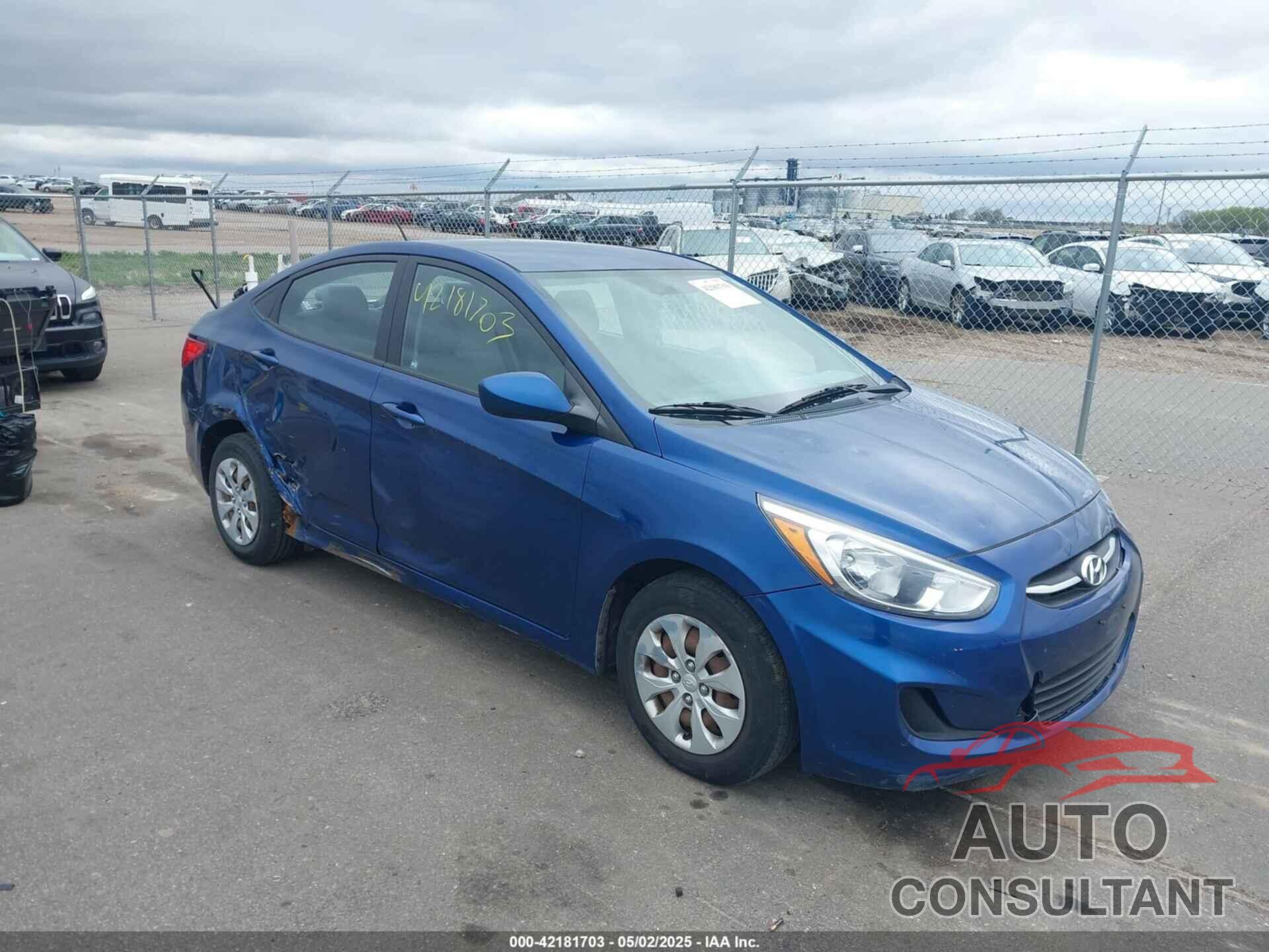 HYUNDAI ACCENT 2015 - KMHCT4AE5FU816897