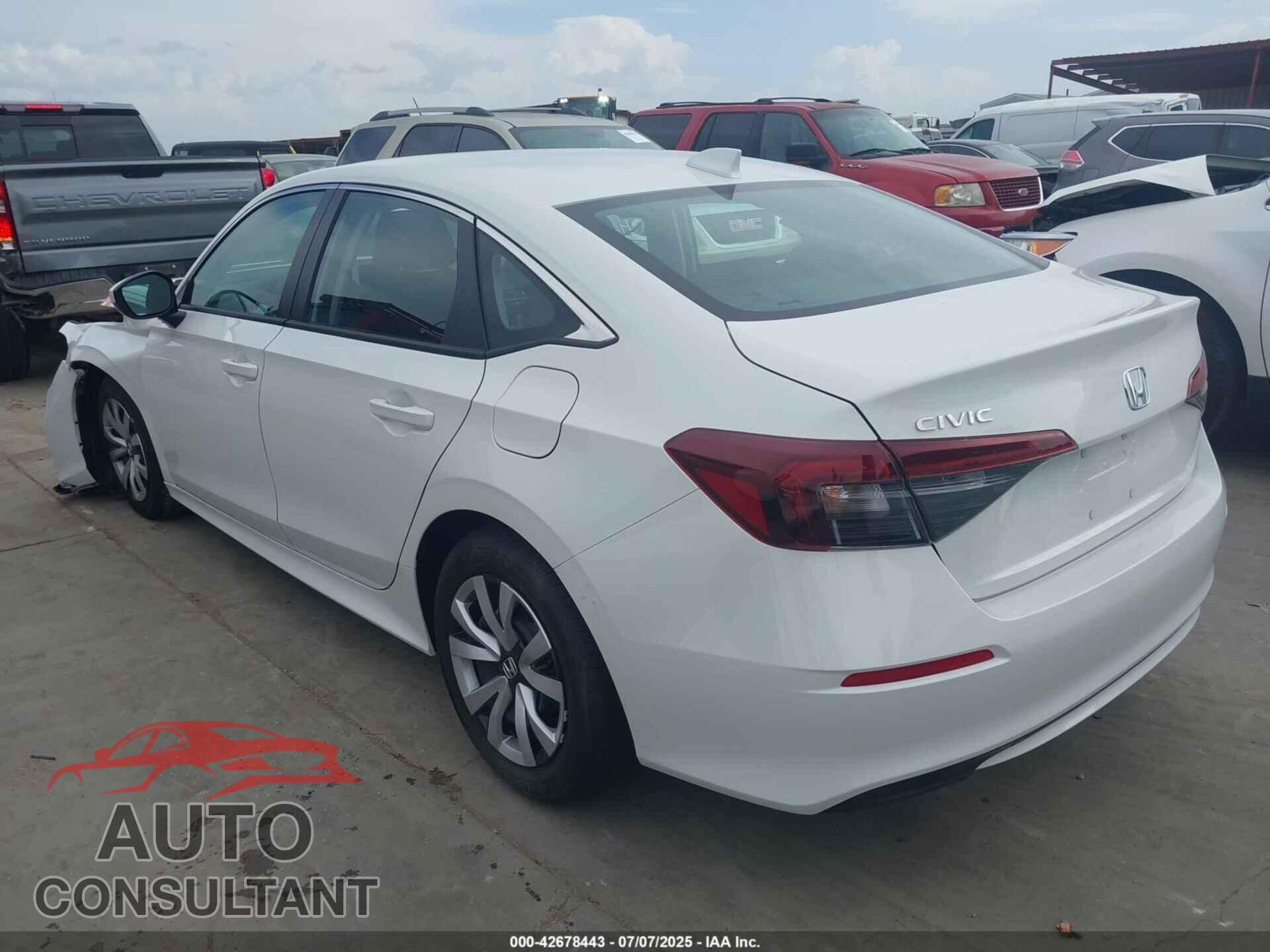 HONDA CIVIC 2025 - 2HGFE2F27SH590052