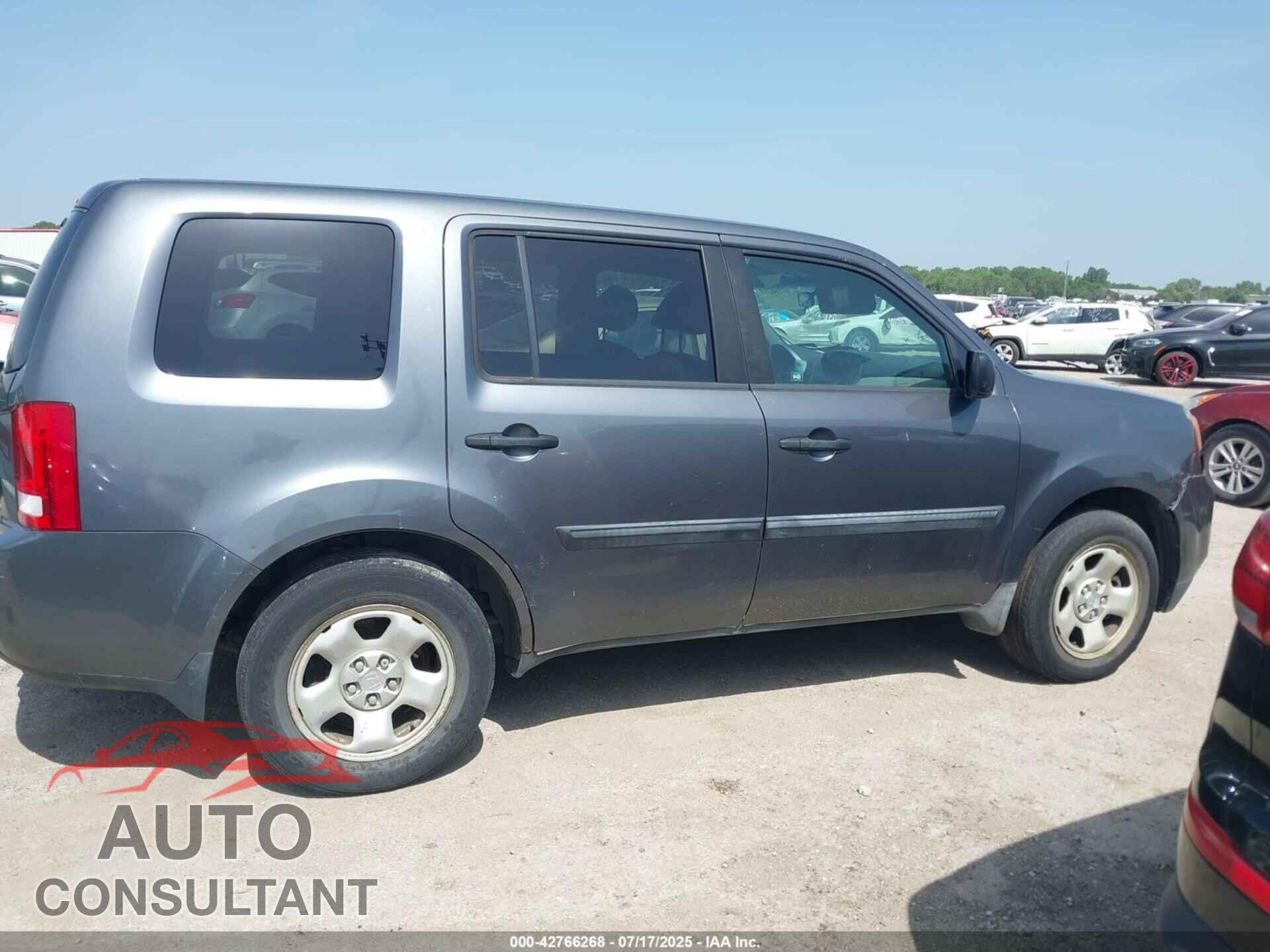 HONDA PILOT 2012 - 5FNYF4H29CB036774