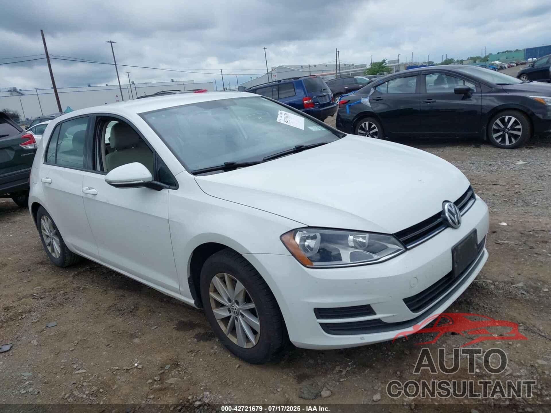 VOLKSWAGEN GOLF 2016 - 3VW217AU6GM019088