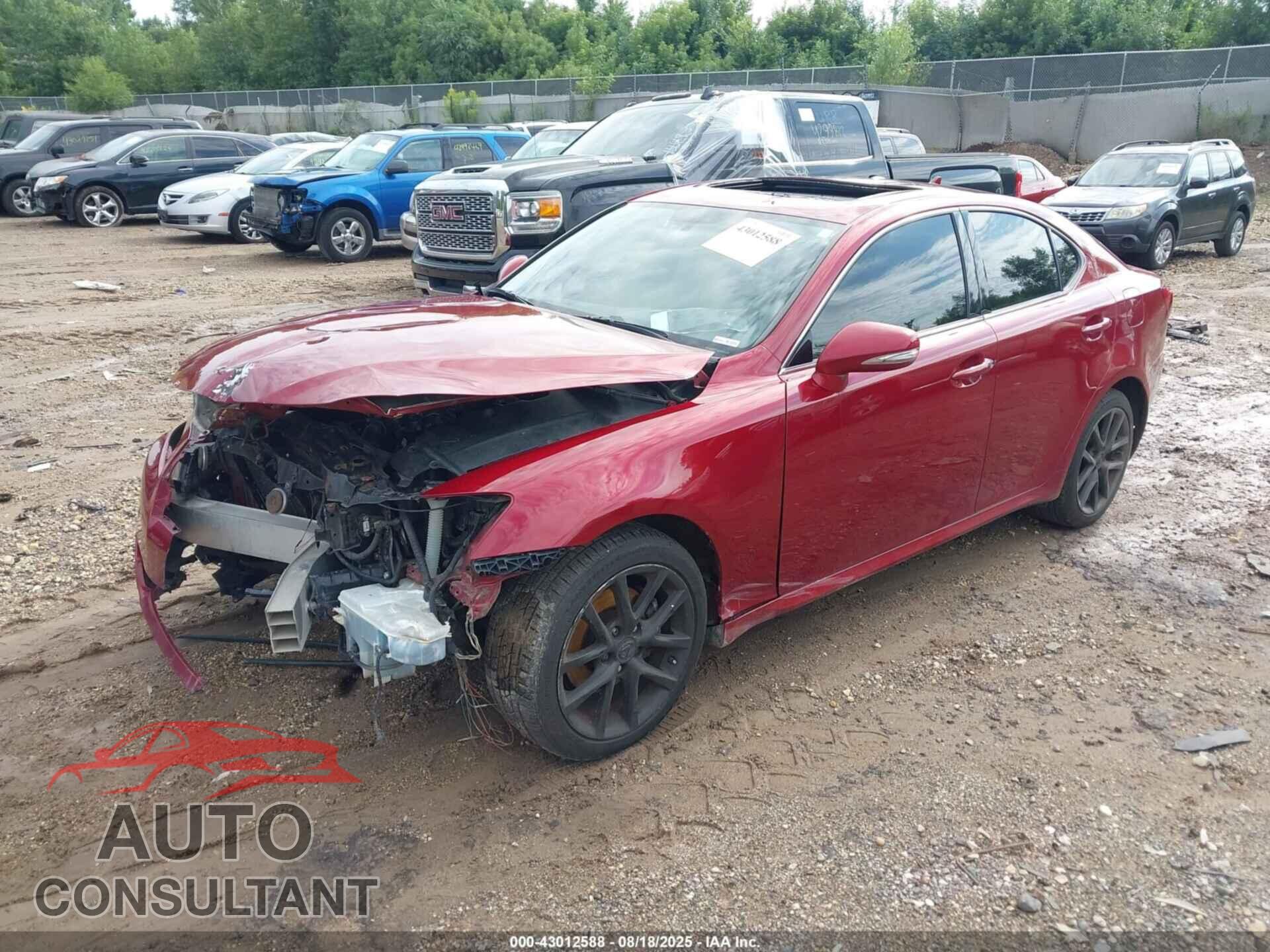 LEXUS IS 250 2012 - JTHCF5C20C5053177