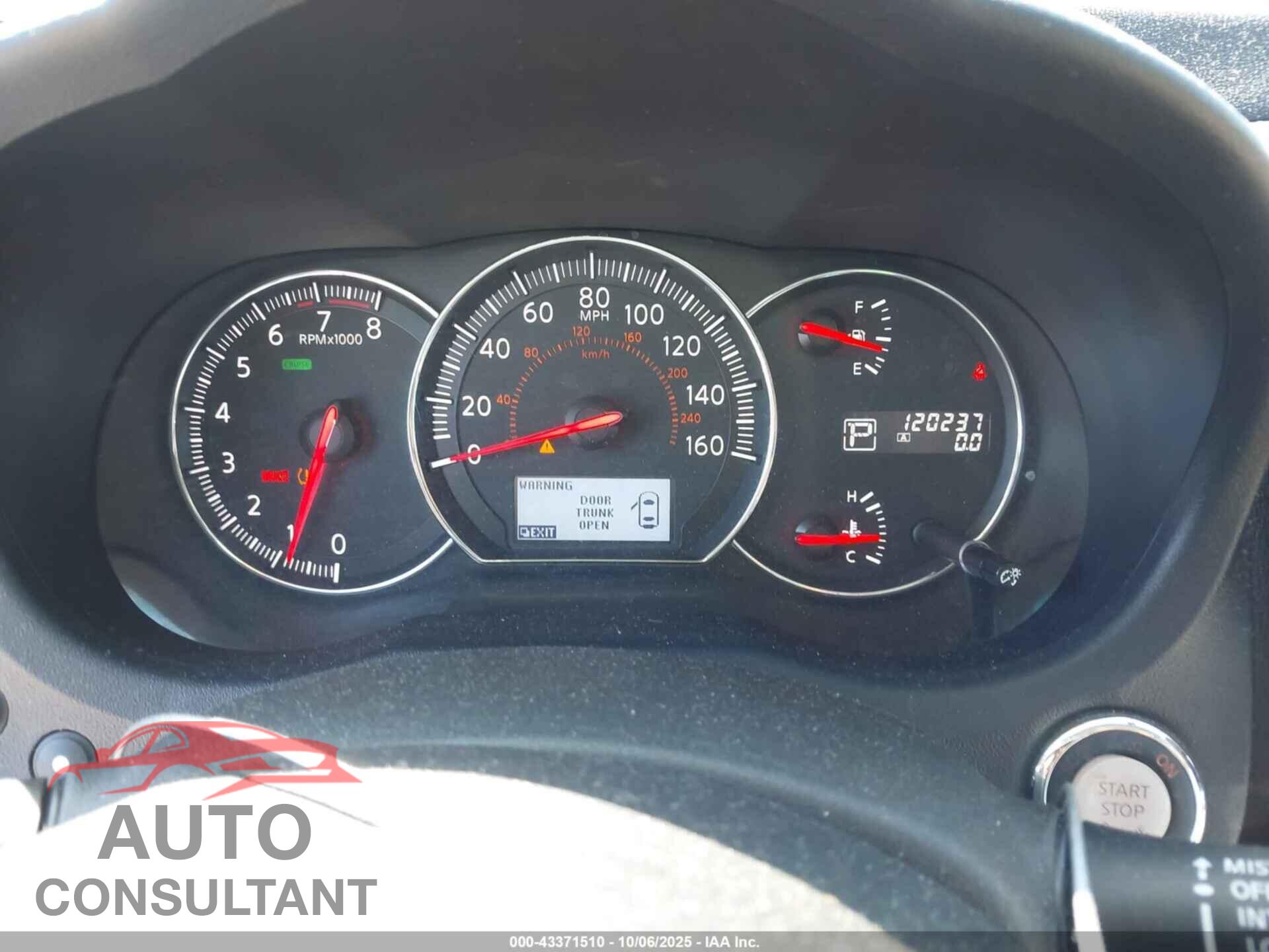 NISSAN MAXIMA 2013 - 1N4AA5AP1DC848263