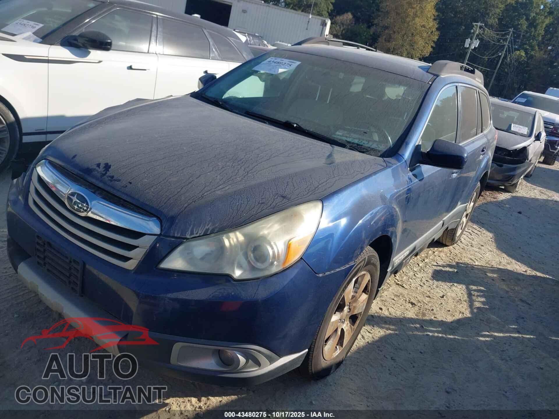 SUBARU OUTBACK 2011 - 4S4BRDKC6B2338583