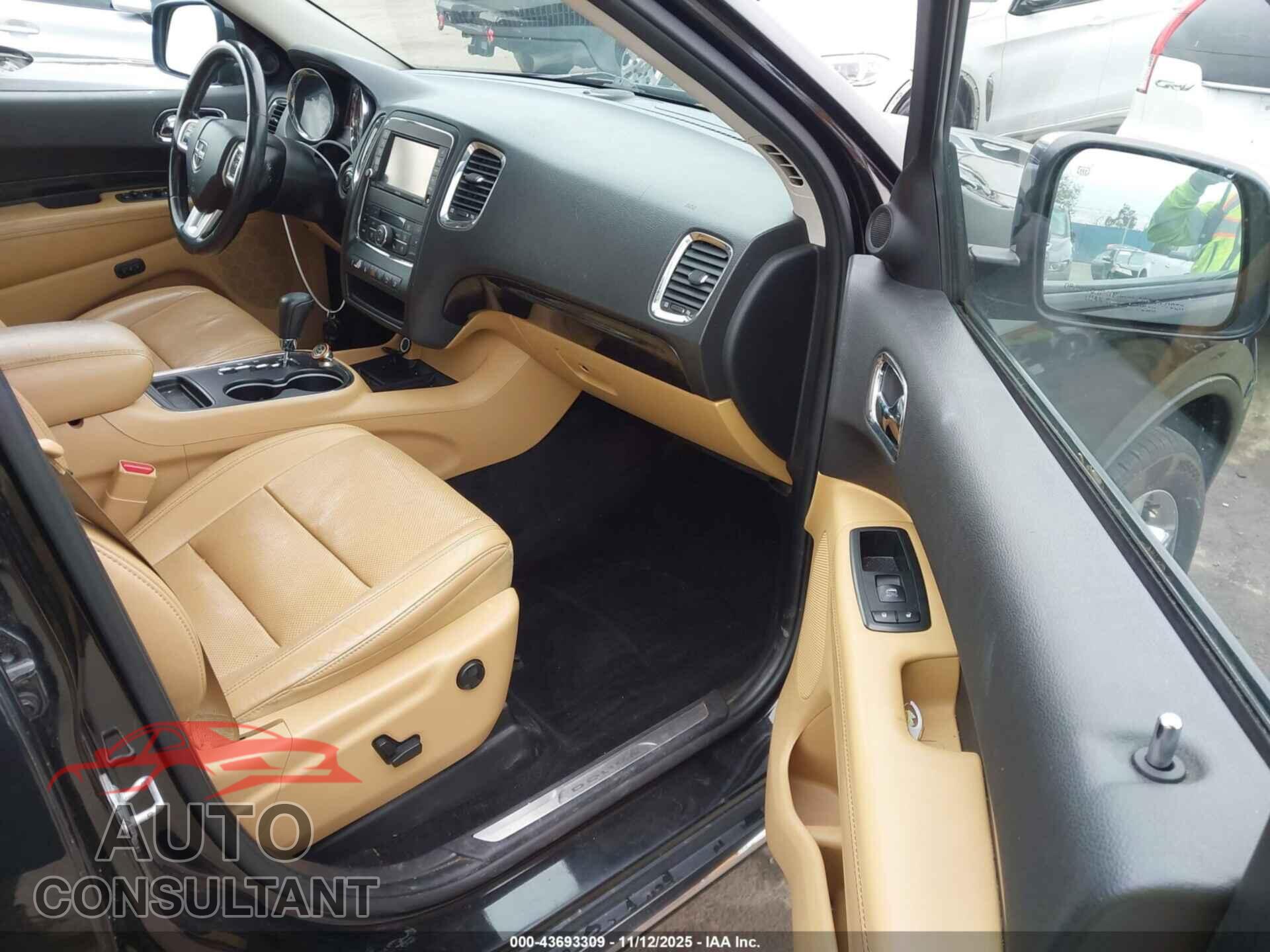 DODGE DURANGO 2012 - 1C4RDJEG6CC147689
