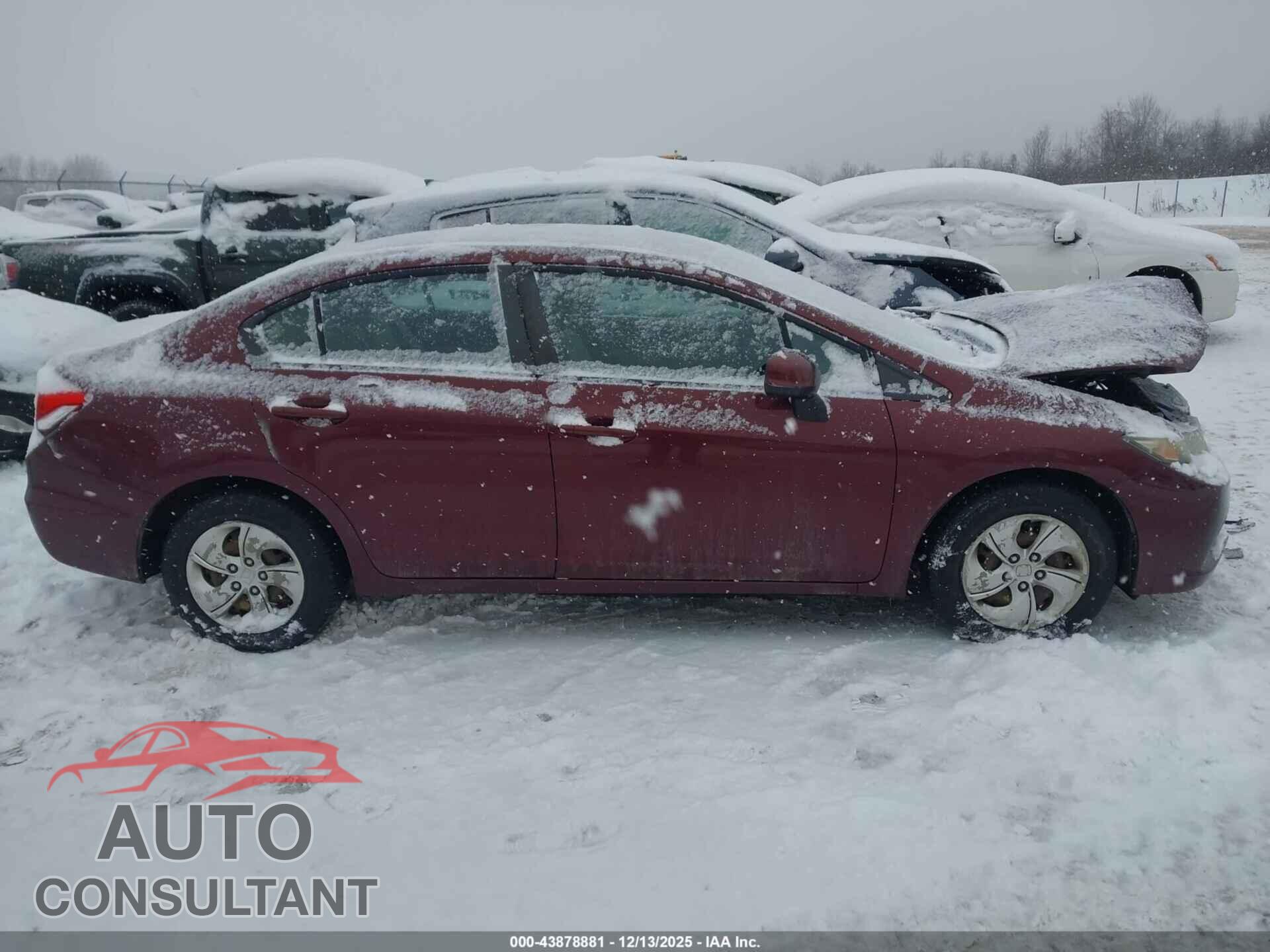 HONDA CIVIC 2013 - 19XFB2F55DE015013