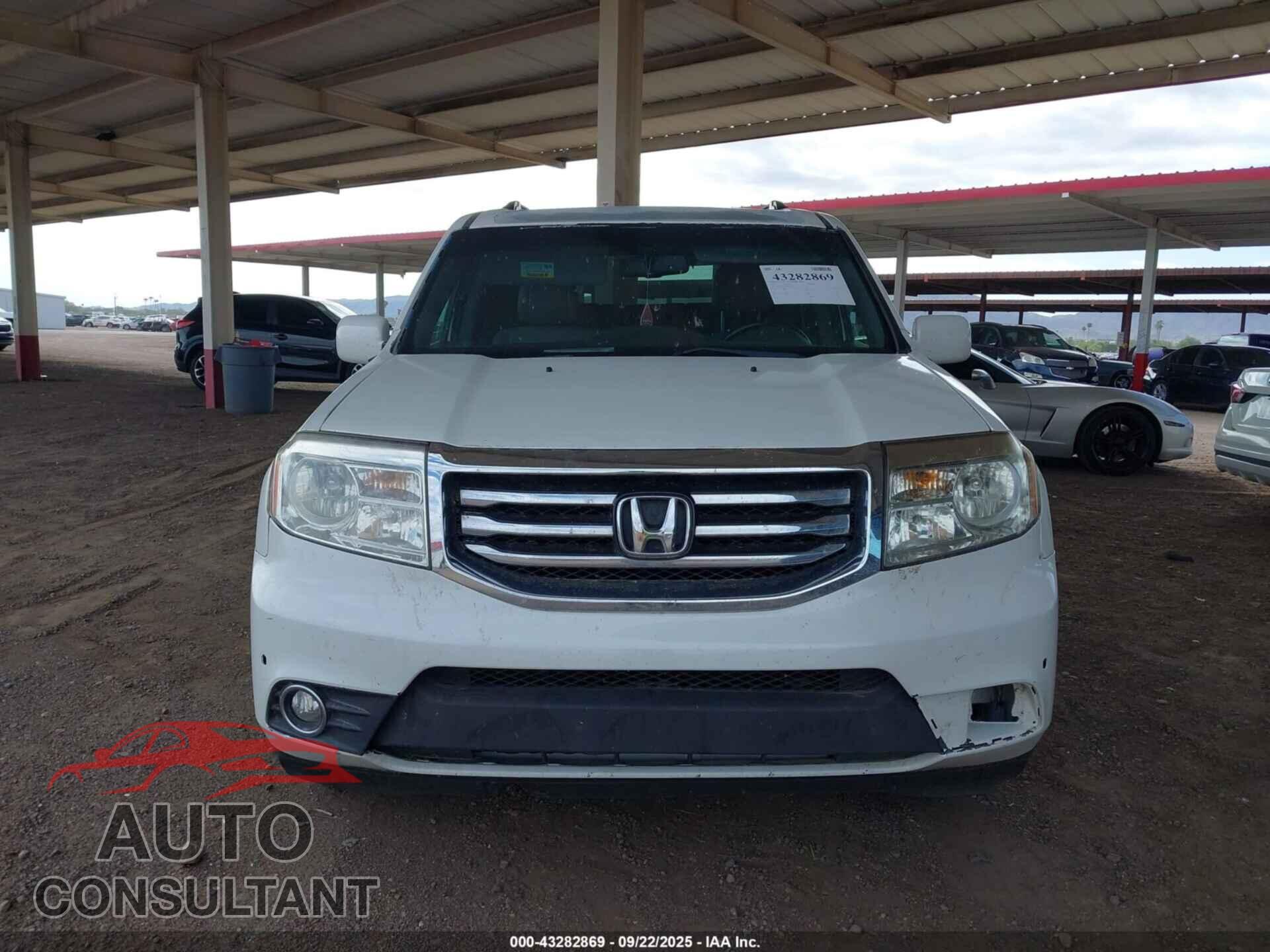 HONDA PILOT 2013 - 5FNYF4H92DB054905