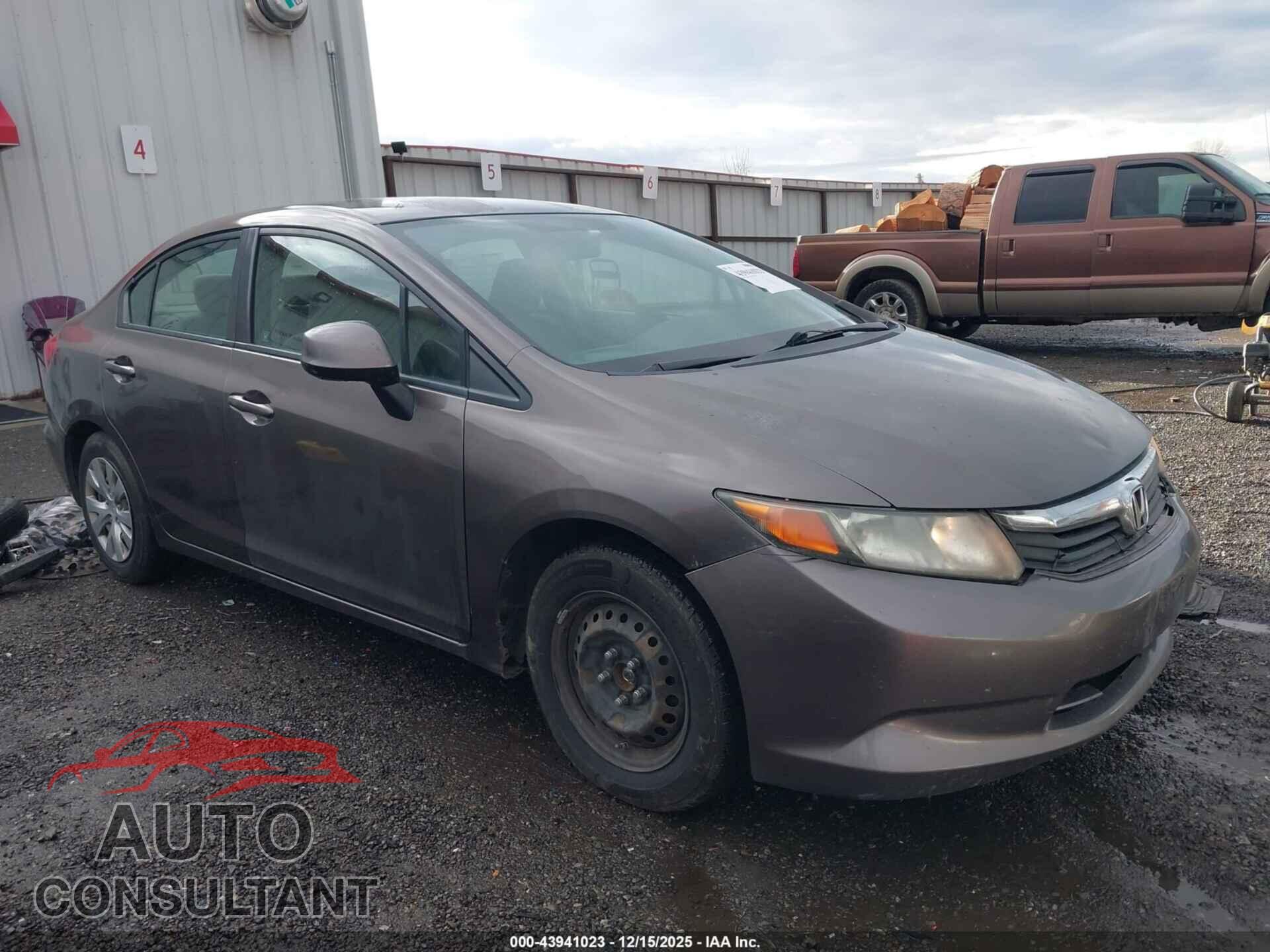 HONDA CIVIC 2012 - 2HGFB2F55CH609590
