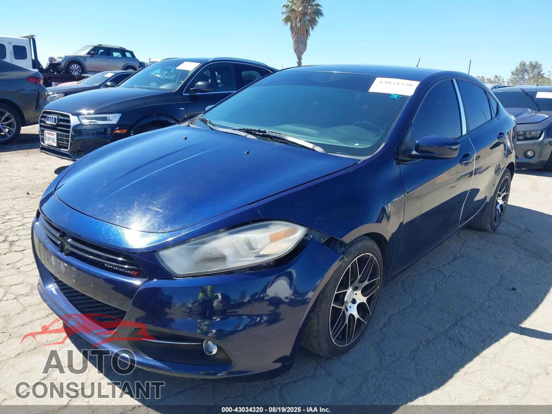 DODGE DART 2013 - 1C3CDFBA8DD342759