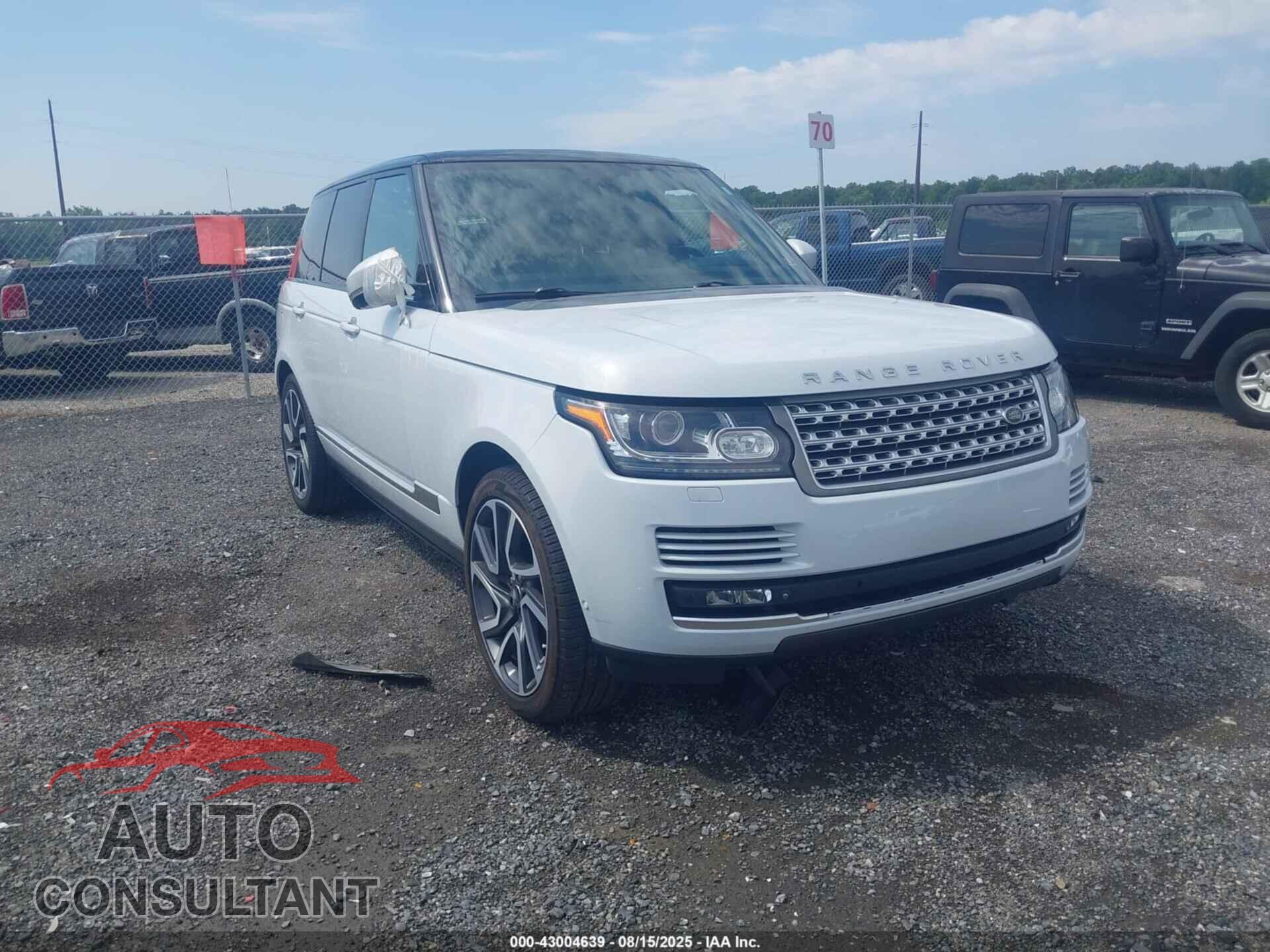 LAND ROVER RANGE ROVER 2015 - SALGS2TF9FA232449