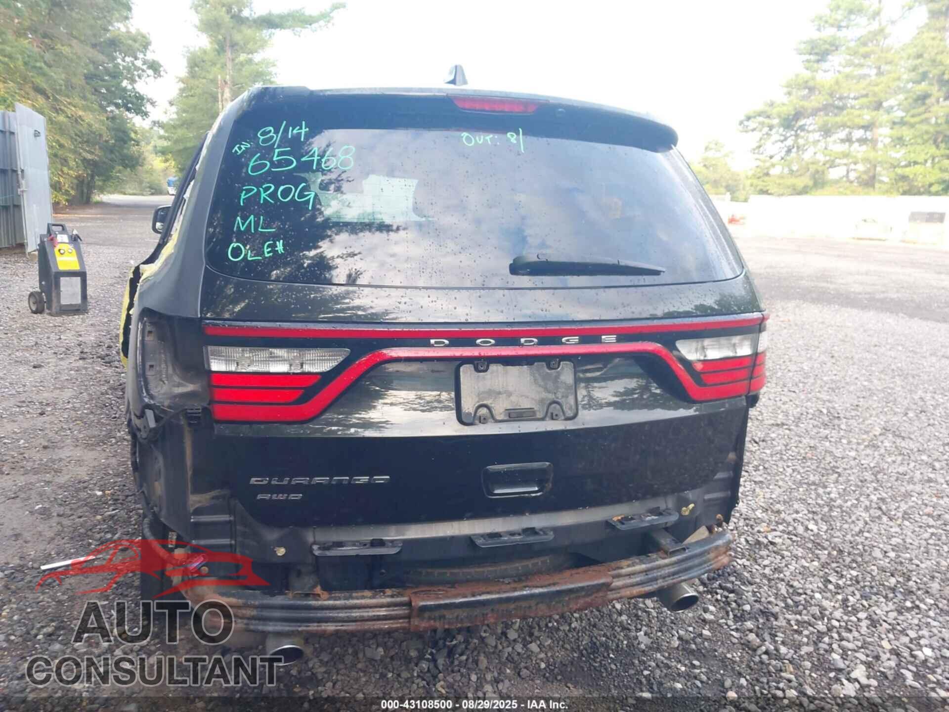 DODGE DURANGO 2015 - 1C4RDJAG2FC784671