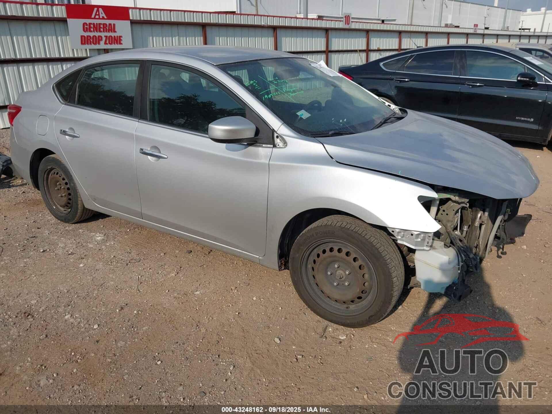 NISSAN SENTRA 2018 - 3N1AB7AP1JY277740