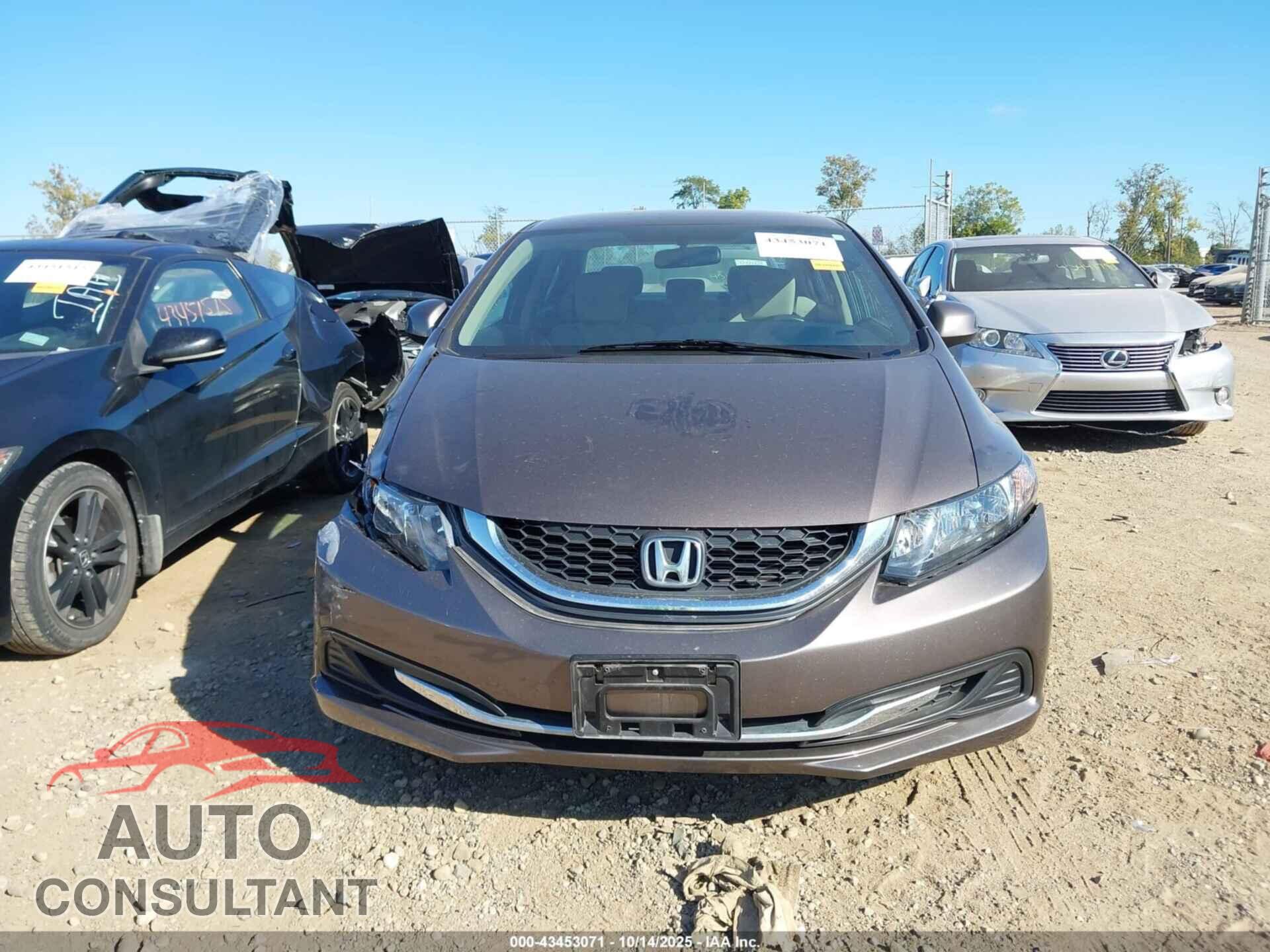 HONDA CIVIC 2013 - 2HGFB2F55DH603211