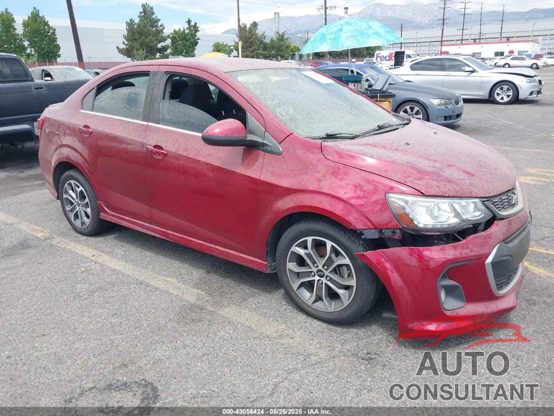 CHEVROLET SONIC 2019 - 1G1JD5SB0K4147525